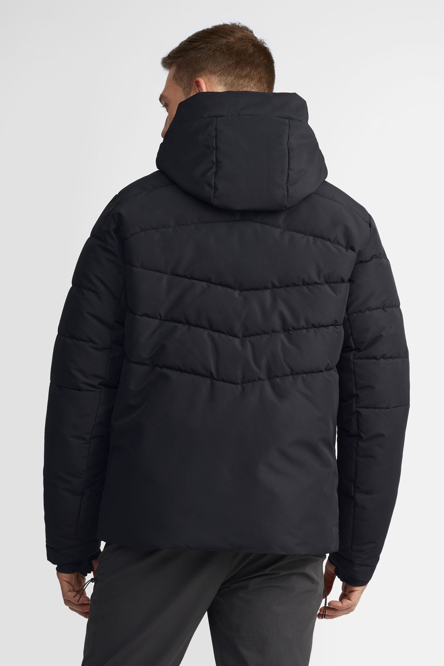 Manteau d'hiver matelassé BM - Homme && NOIR