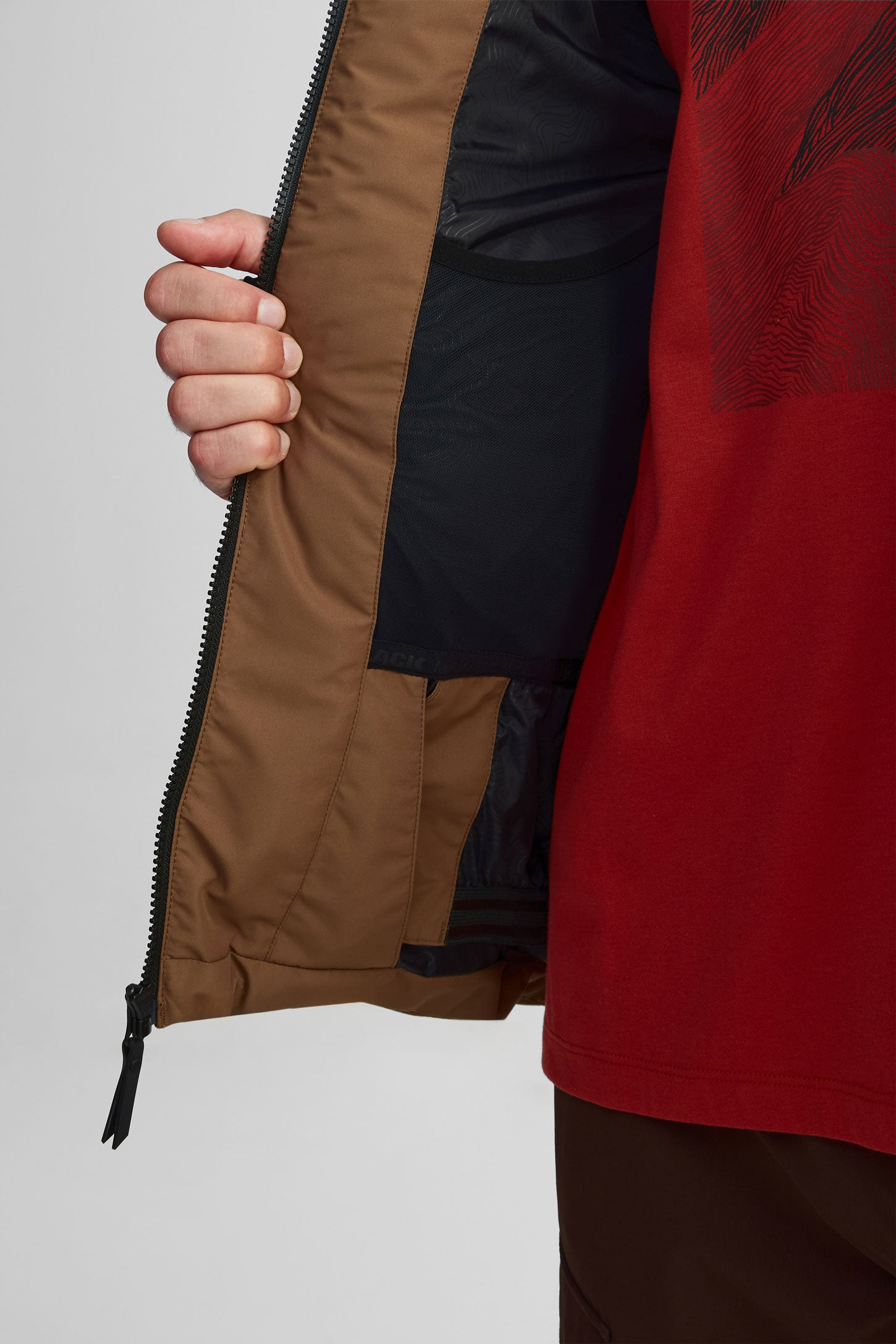 Manteau d'hiver matelassé BM - Homme && TAUPE