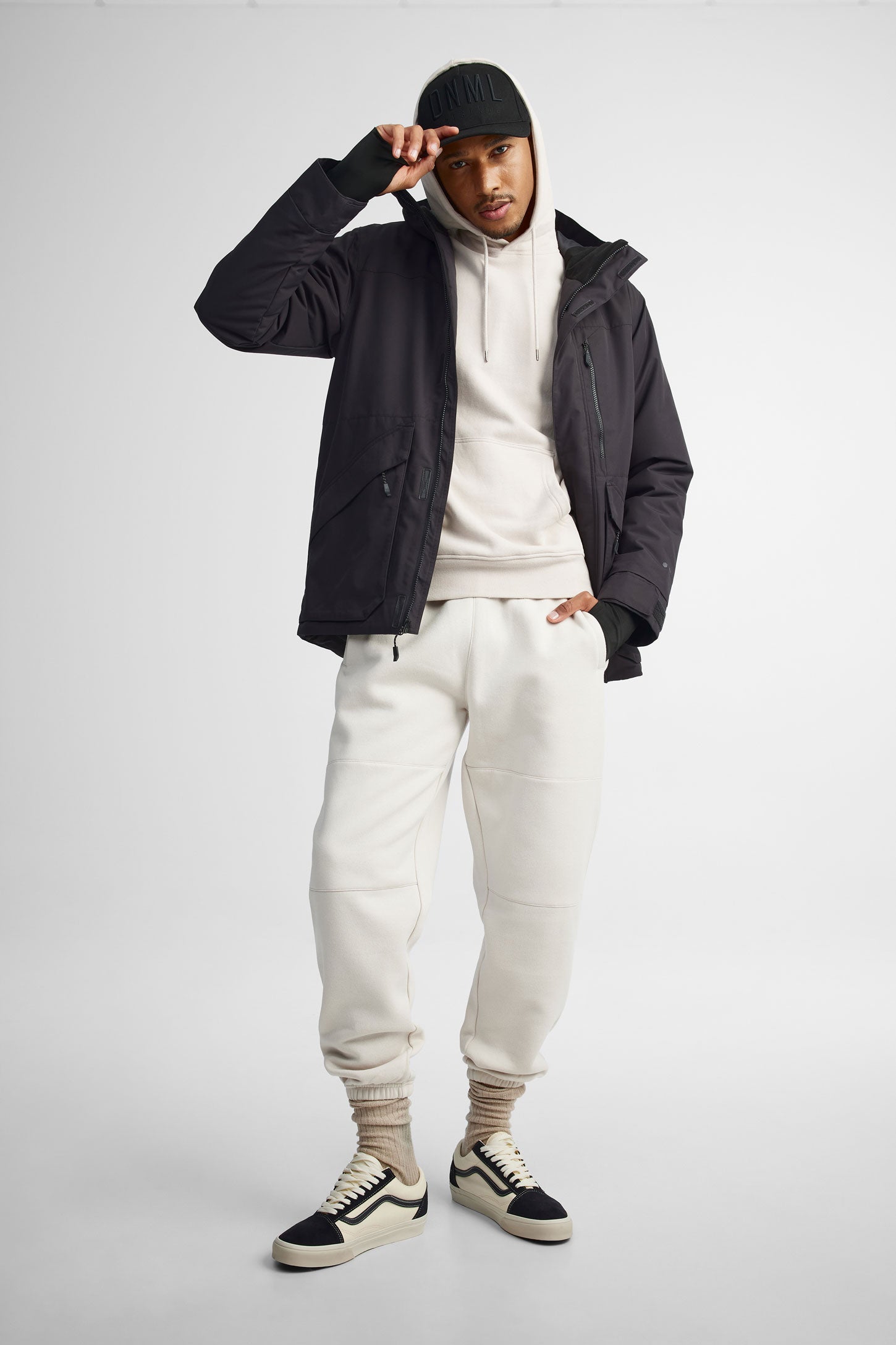 Manteau de ski hiver - Homme && NOIR