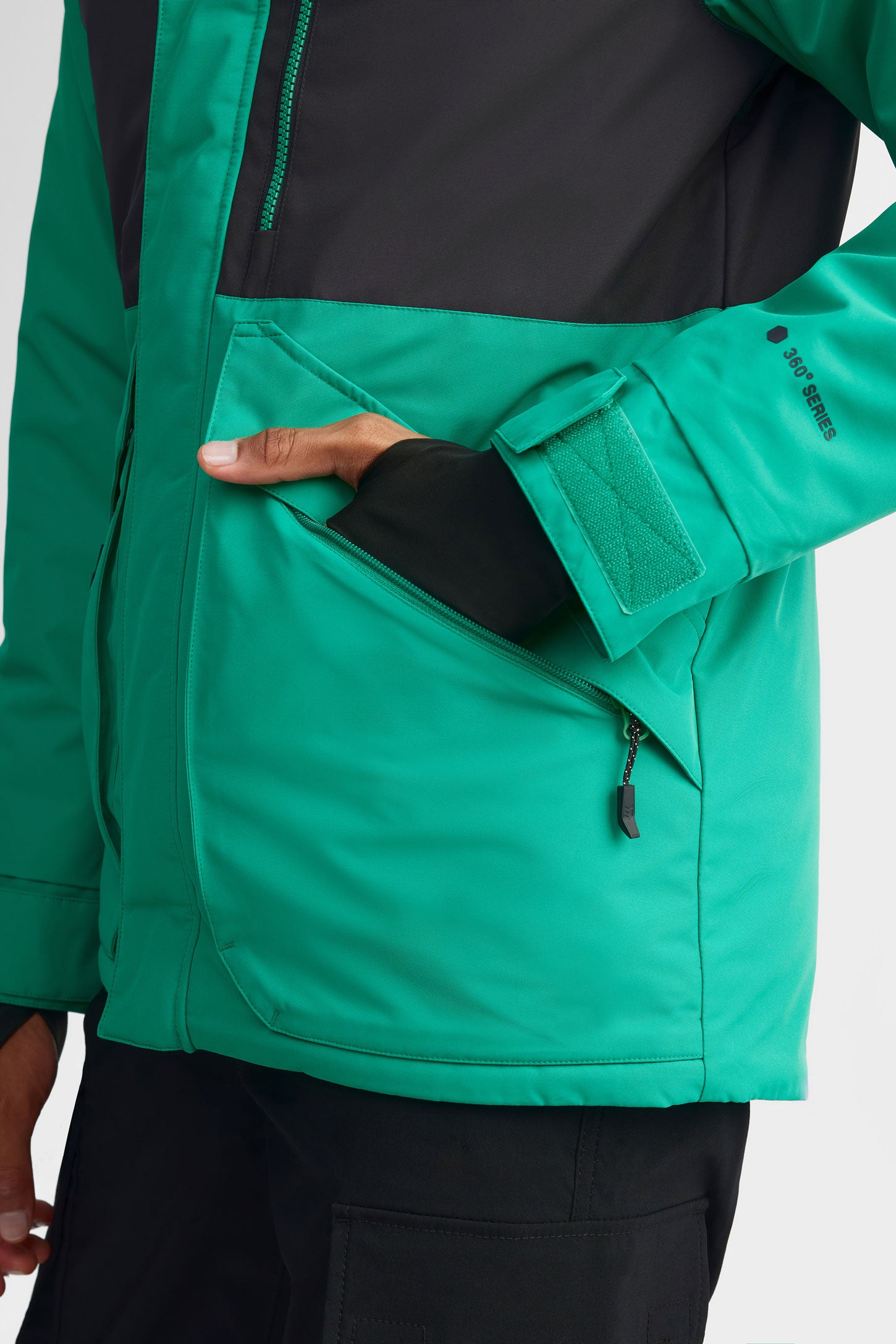 Manteau de ski hiver - Homme && VERT