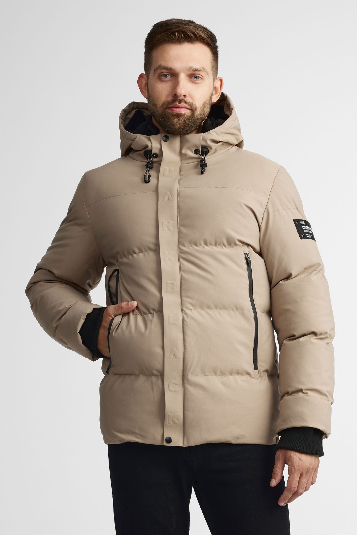 Manteau d'hiver matelassé - Homme && BEIGE