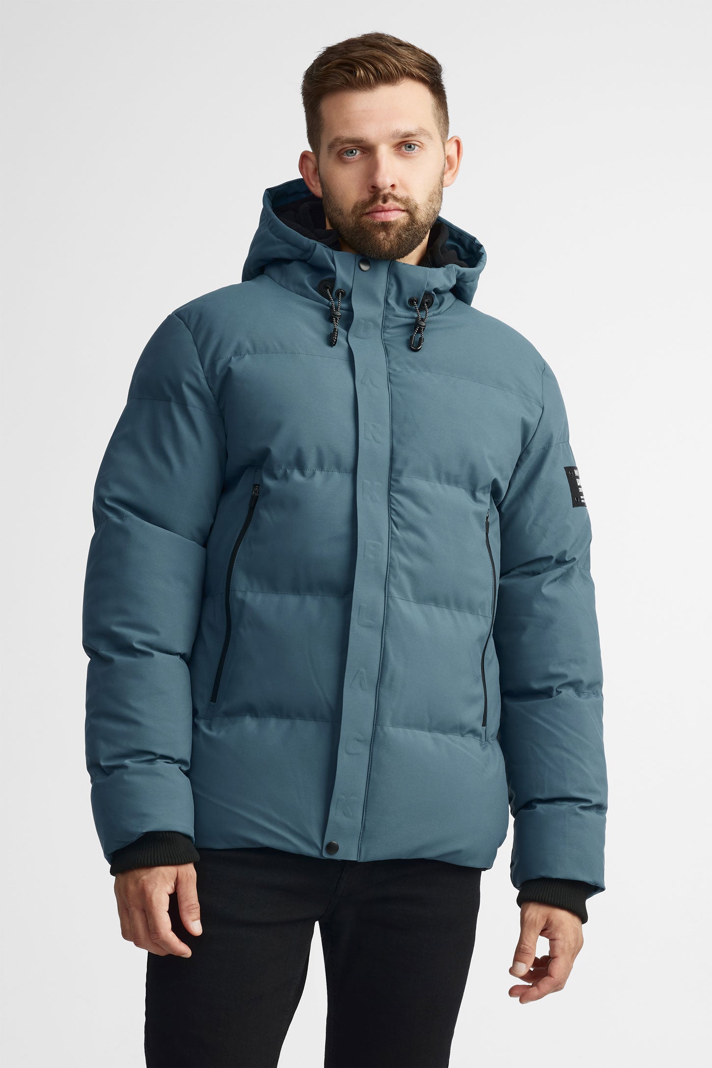 Manteau d'hiver matelassé - Homme && BLEU
