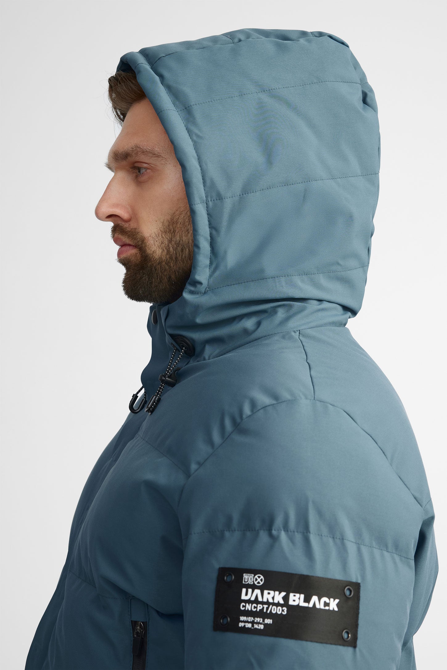 Manteau d'hiver matelassé - Homme && BLEU