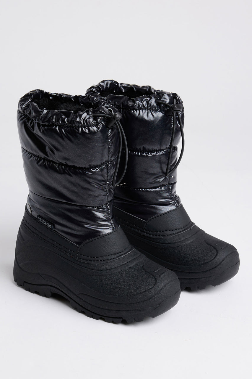 Winter Boots Bottes Hiver Enfants Waterproof Quilted Winter Boots