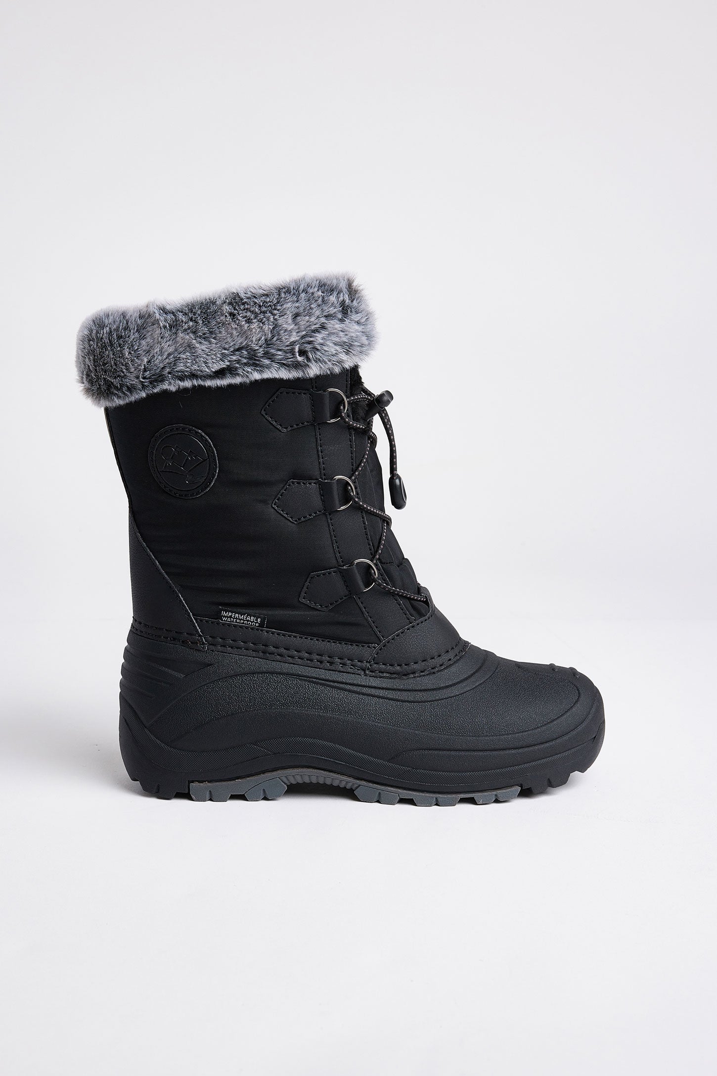 Bottes d hiver impermeables doublees peluche Ado fille