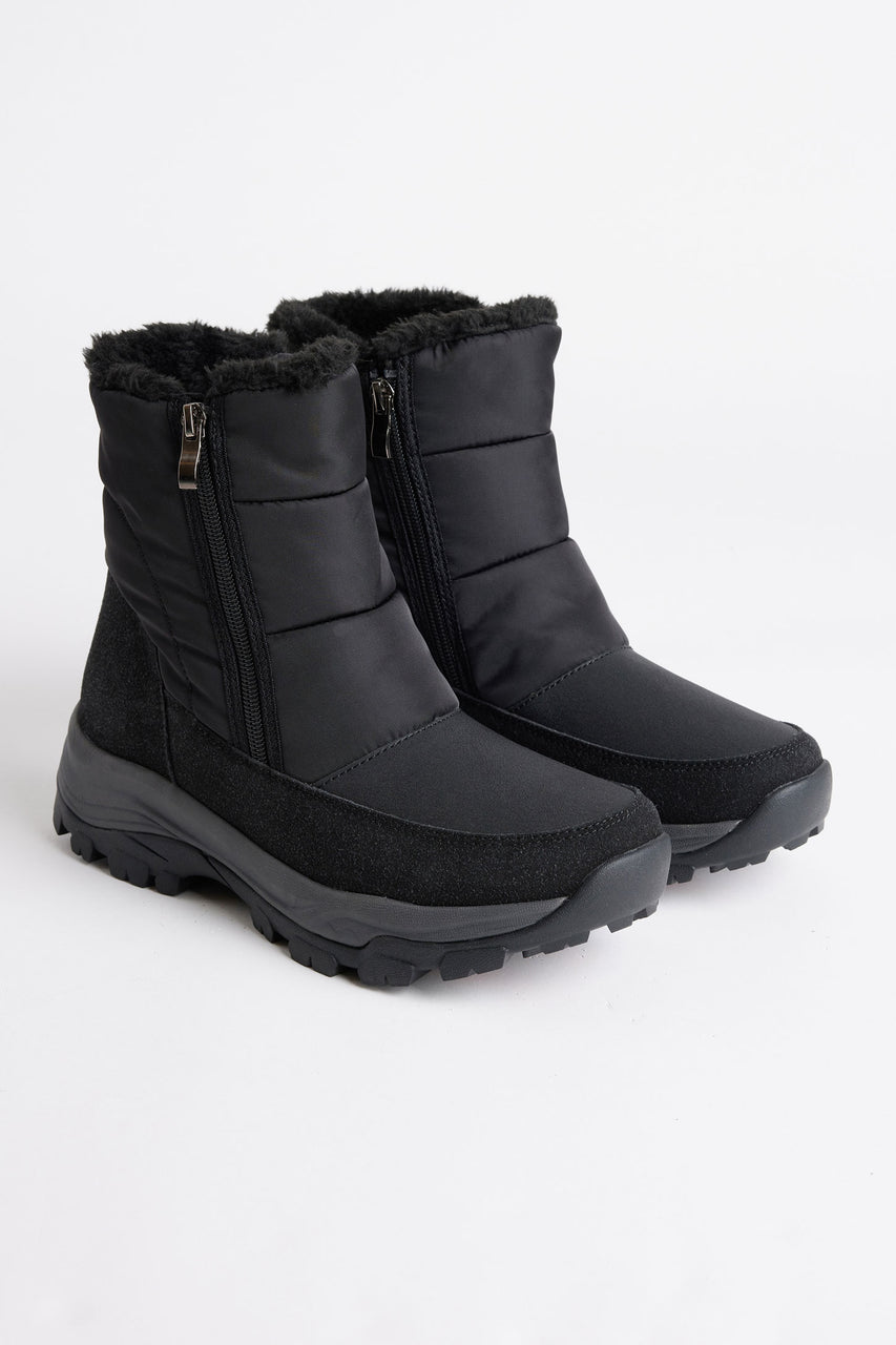 Plush lined winter boots Women