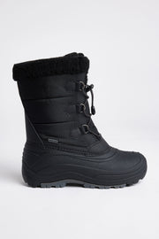 Bottes d'hiver imperméables doublées peluche - Ado garçon && NOIR