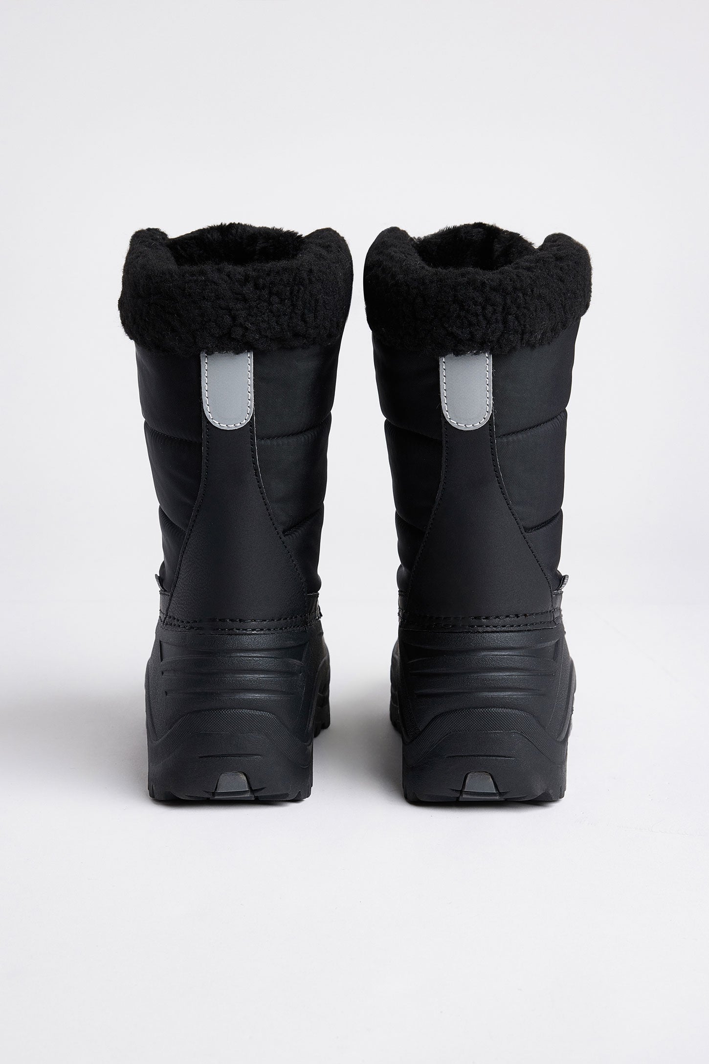 Bottes d'hiver imperméables doublées peluche - Ado garçon && NOIR
