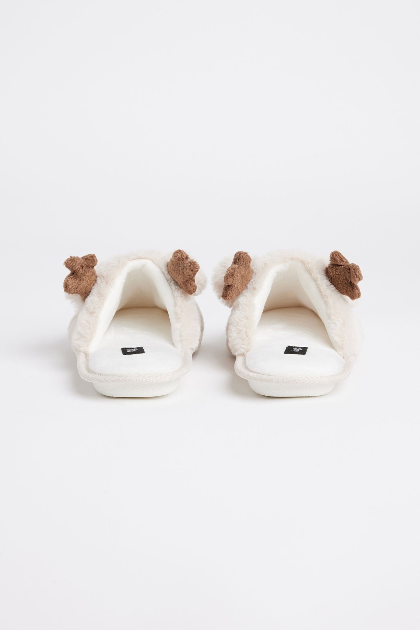 Pantoufles rennes de Noël - Ado fille && IVOIRE