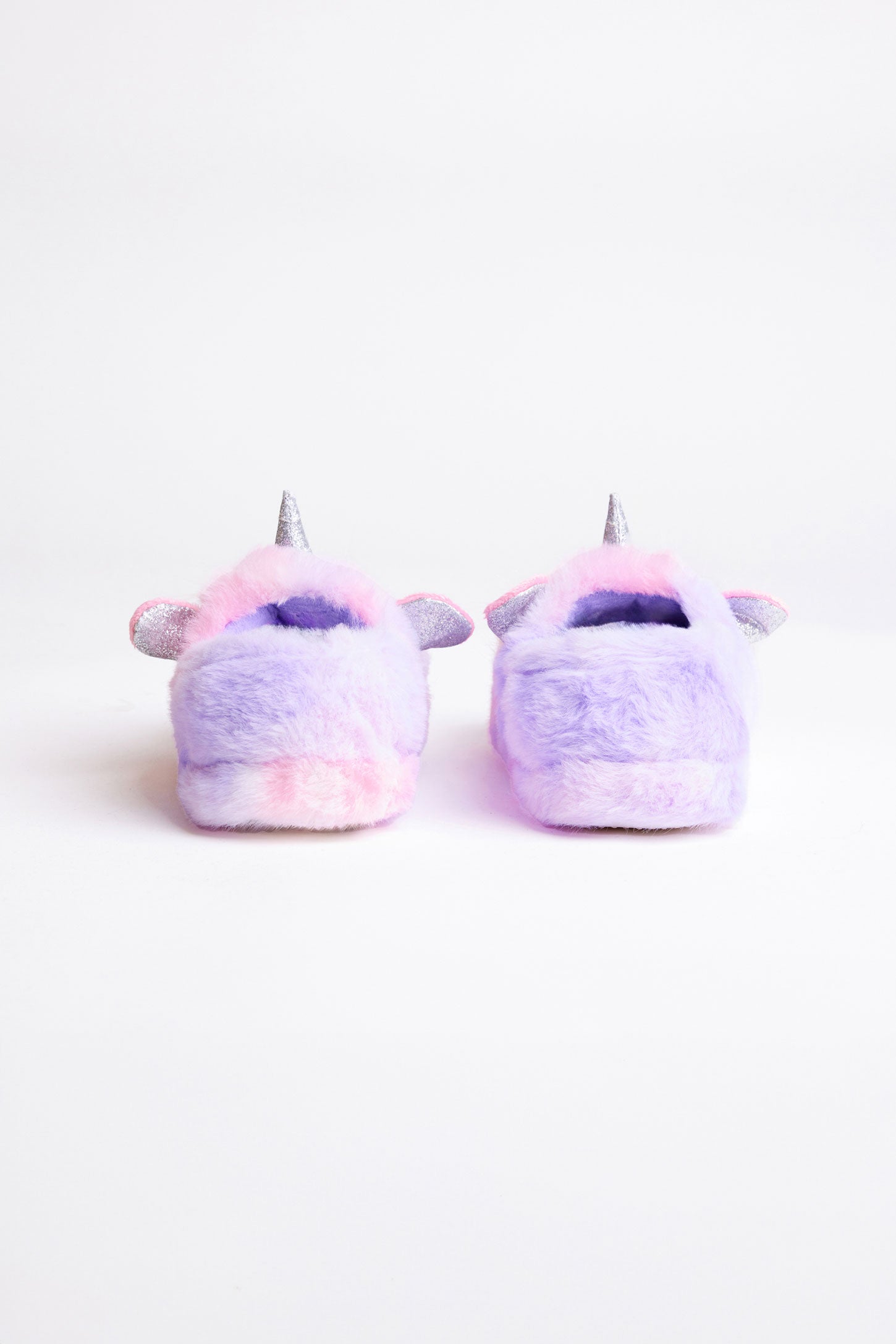 Pantoufles licorne en peluche - Enfant fille && MULTICOLORE