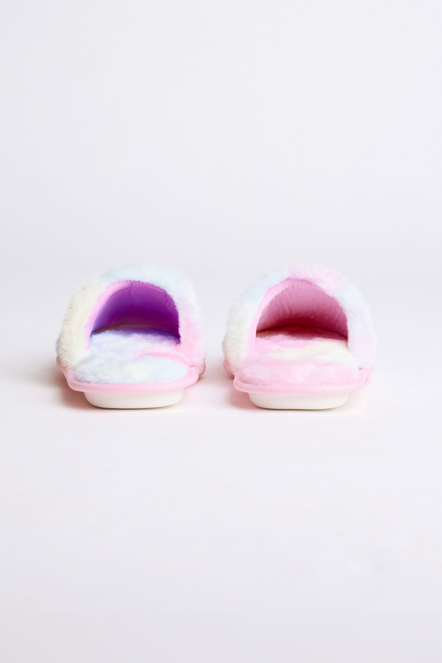 Pantoufles en peluche - Ado fille && MULTICOLORE