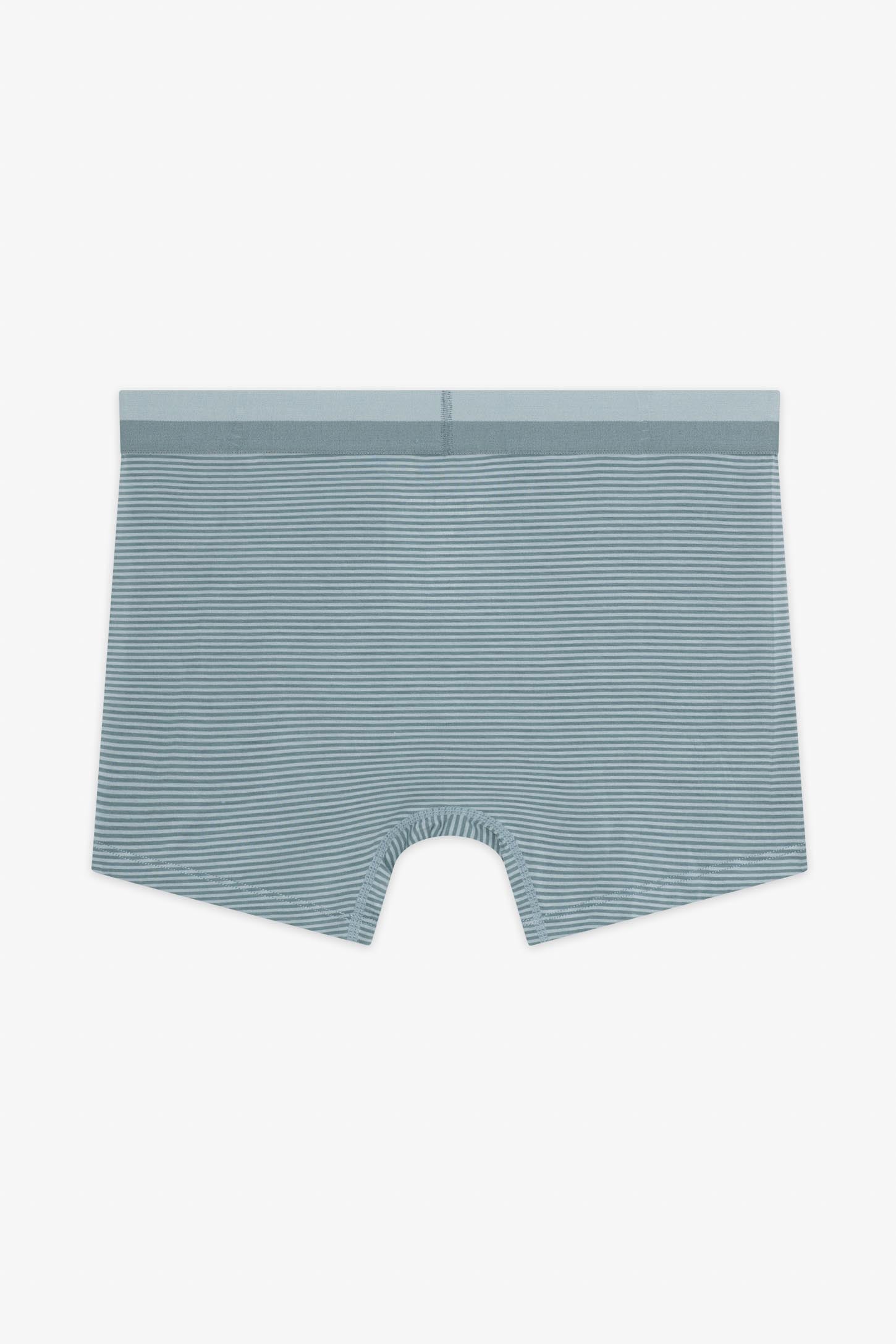 Boxer en coton, pack unique – Homme && BLEU ACIER