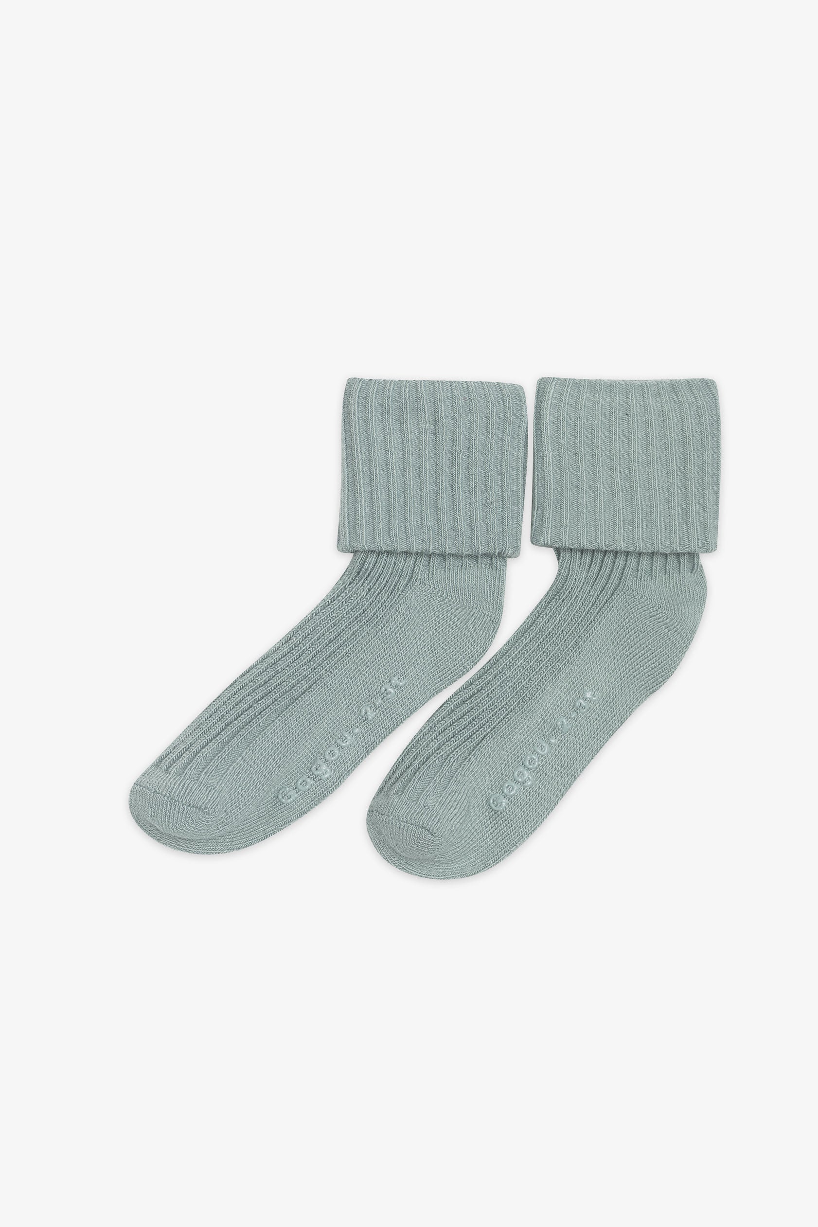 Chaussettes côtelées - Bébé garçon && BLEU PALE