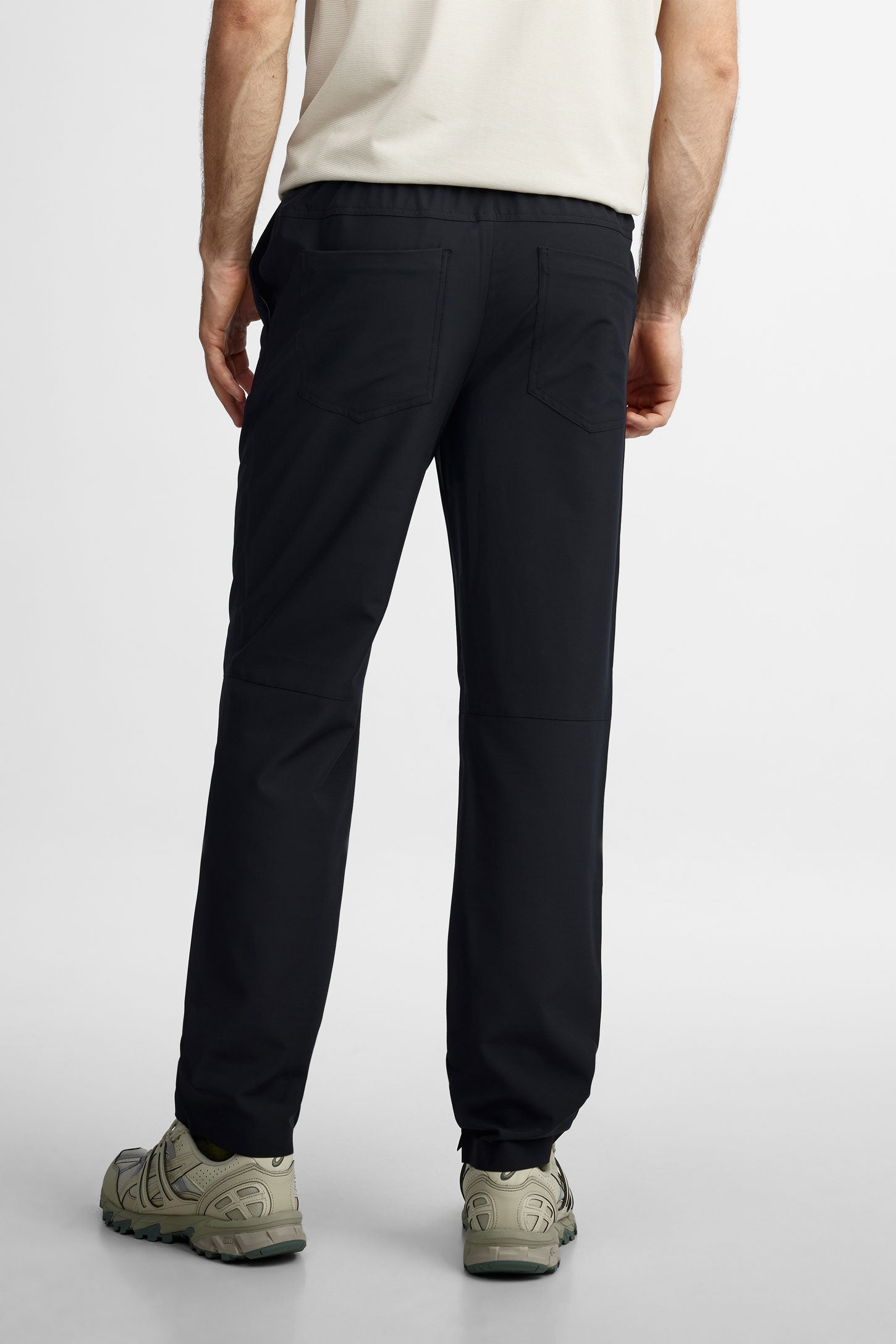 Pantalon extensible taille élastique BM - Homme && NOIR