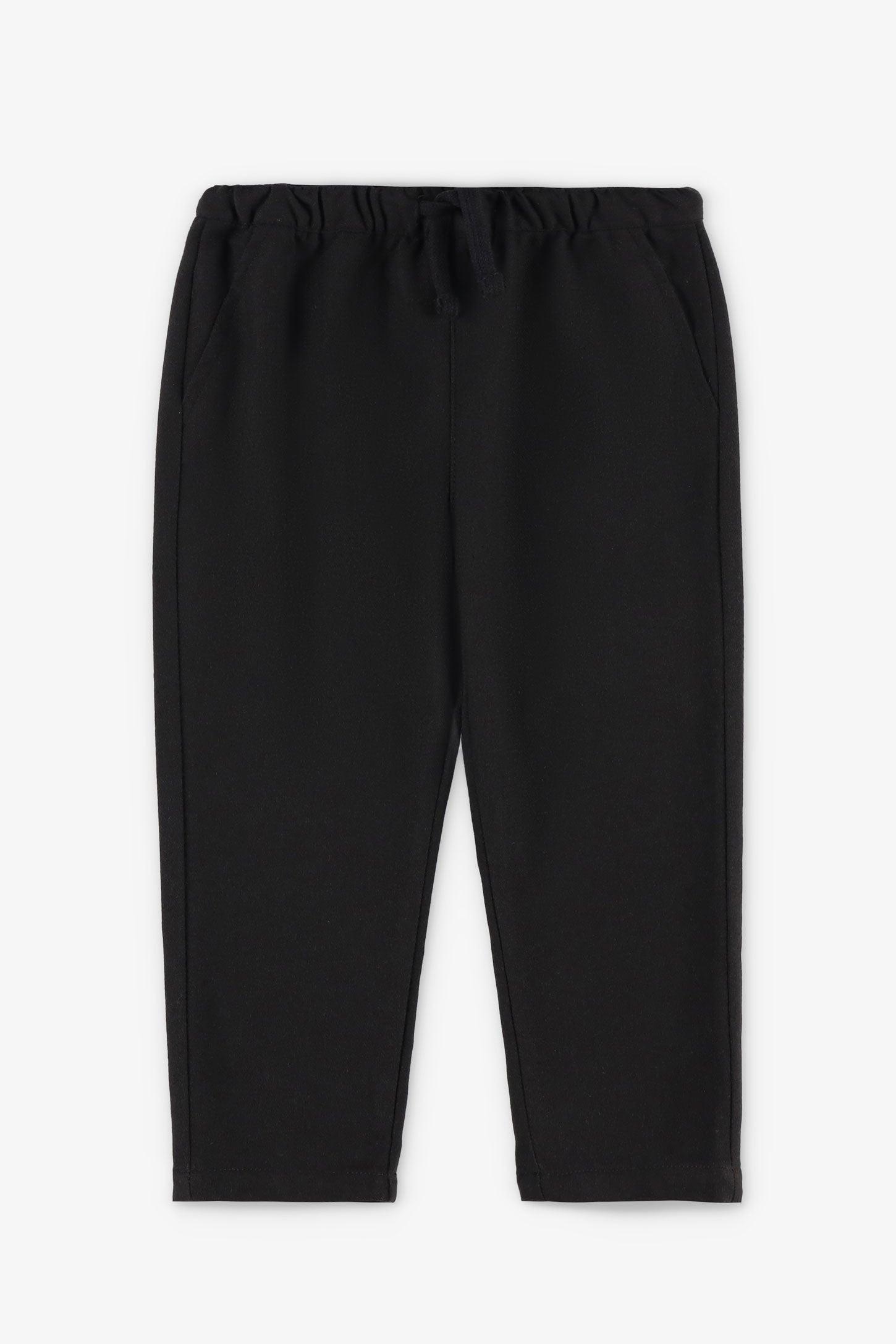 Pantalon à Carreaux, taille élastique - Bébé Garçon && NOIR