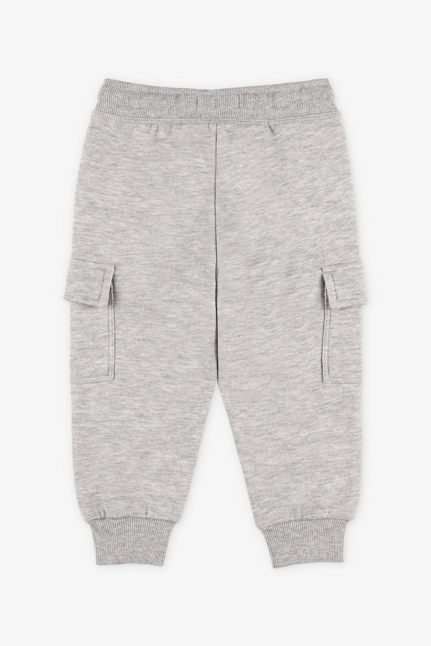 Pantalon jogger cargo coton ouaté 2T-3T - Bébé garçon && GRIS MIXTE