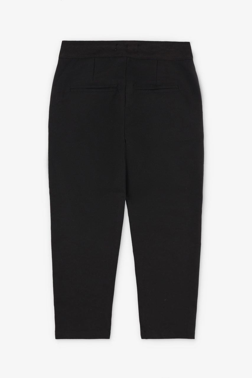 Pantalon habillé taille élastique à carreaux Enfant garçon