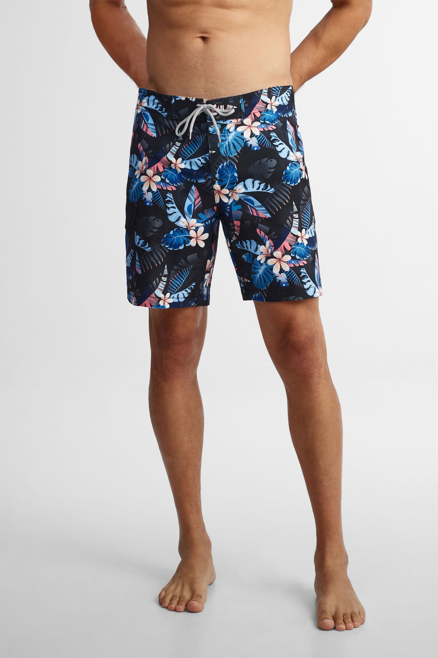Short maillot de bain - Homme && BLEU MARINE MUL