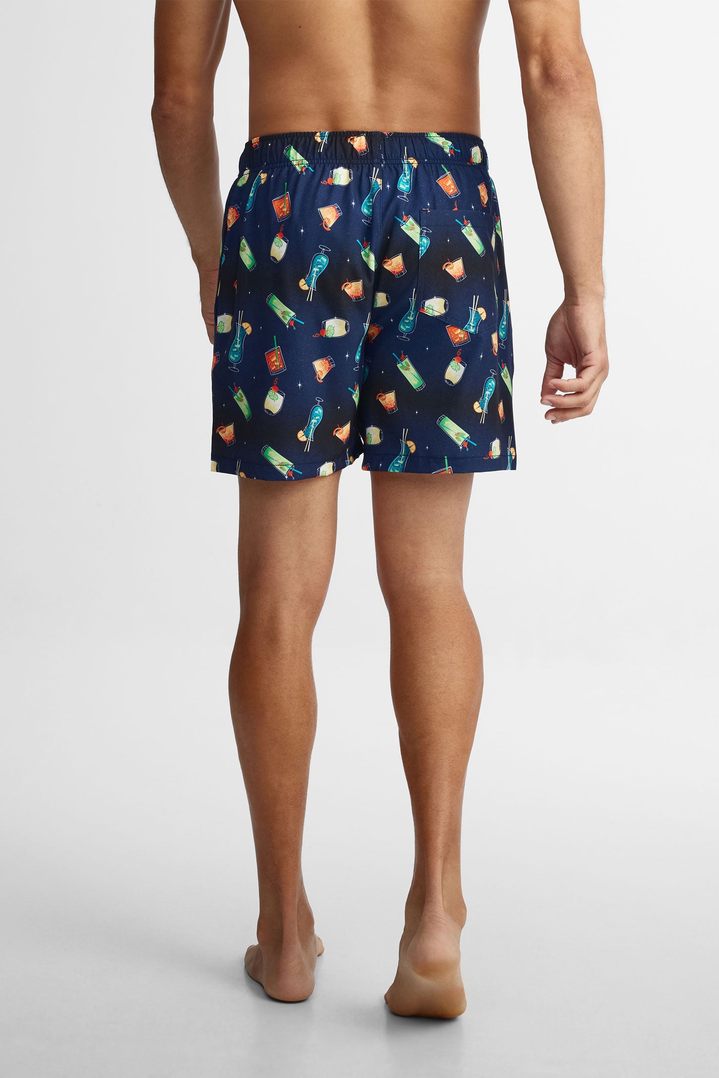 Short maillot de bain extensible - Homme && MULTI