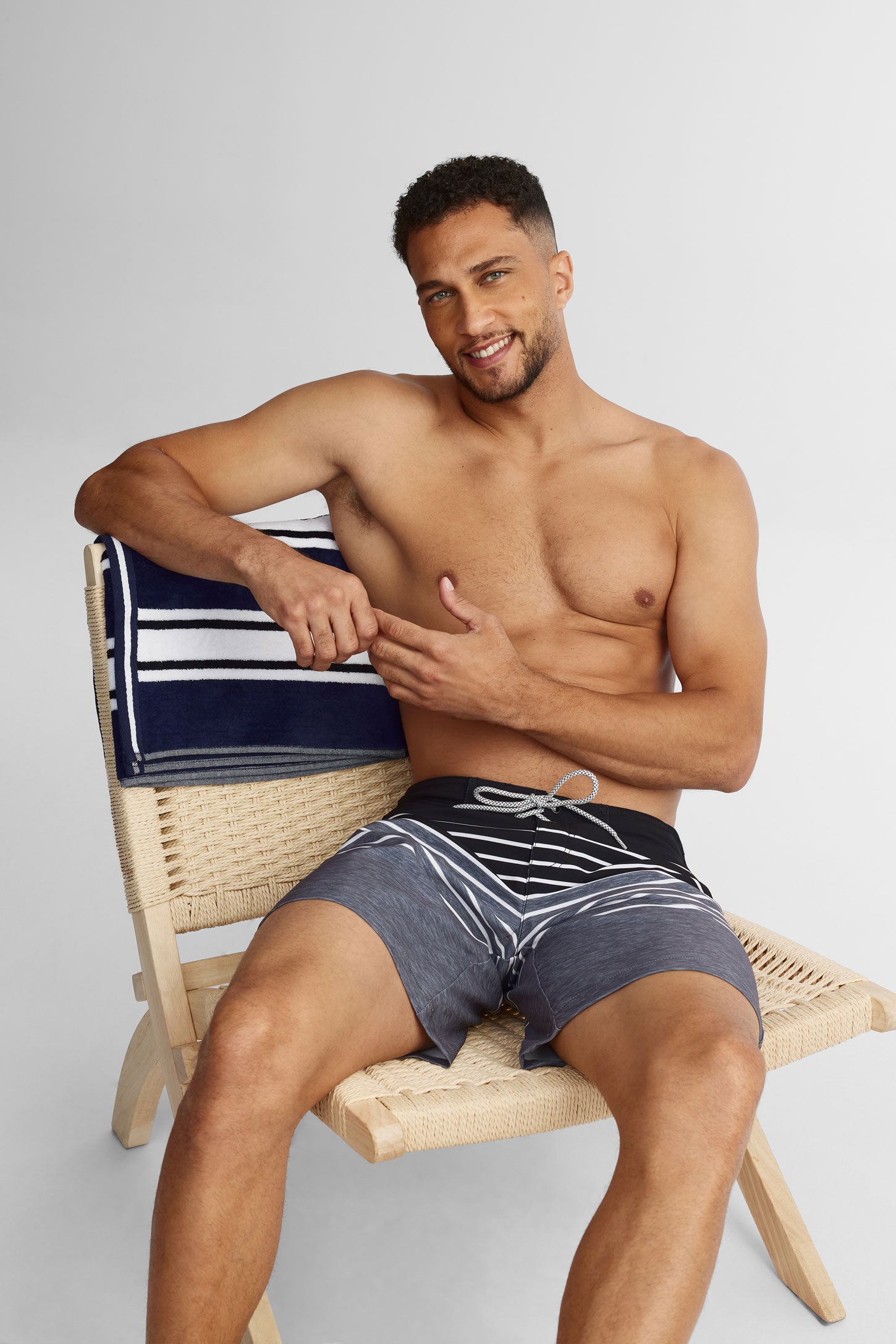 Short maillot de bain - Homme && NOIR/MULTI