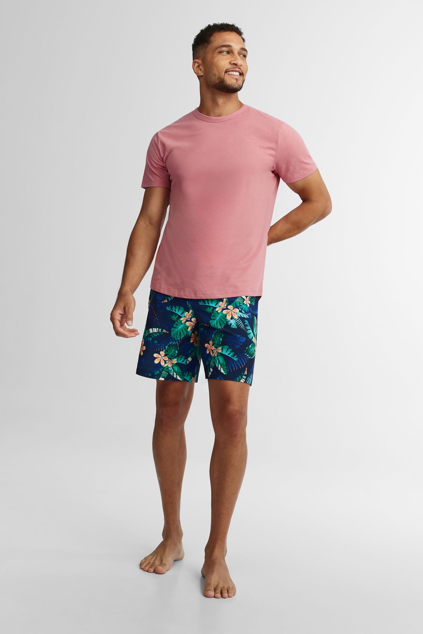 Short maillot de bain - Homme && BLEU MARINE MUL