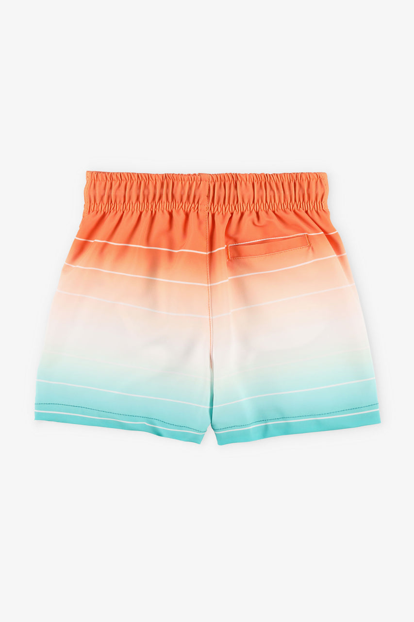 Short De Bain Garçon Senoke - Séchage Rapide, Motifs Tropicaux - Polyester, Taille 2 à 7 Ans - Pour Plage, Piscine, Sports Nautiques