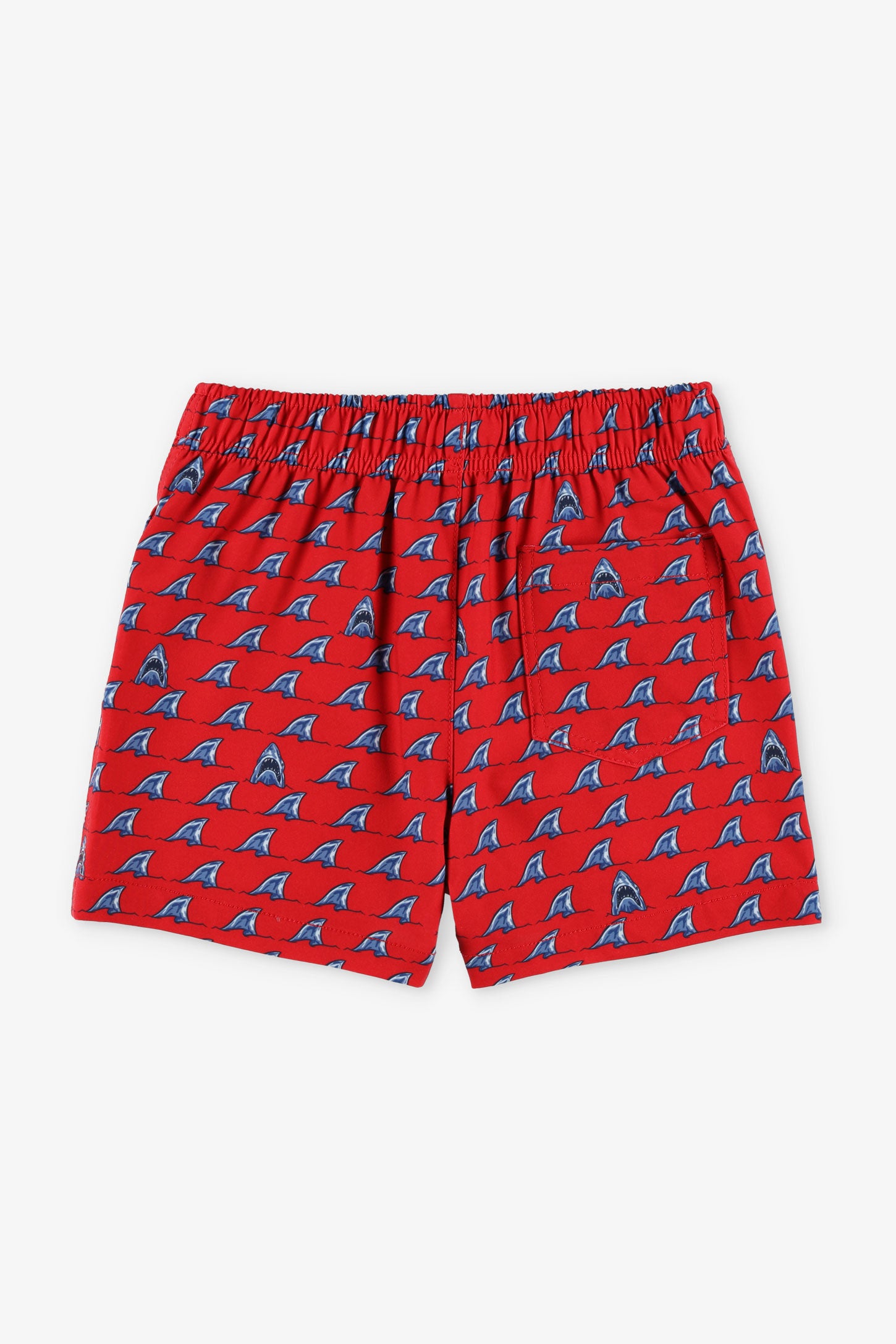 Short maillot de bain - Enfant garçon && ROUGE/MULTI