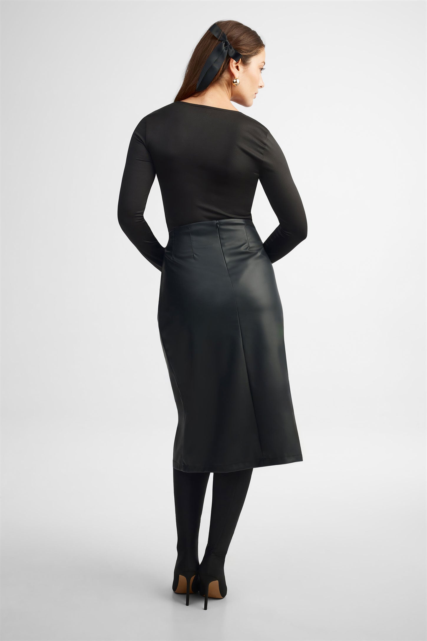 Justaucorps manches longues - Femme && NOIR