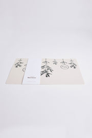 Paquet de 4 napperons 12 x 18'' - Maison && BLANC CASSÉ