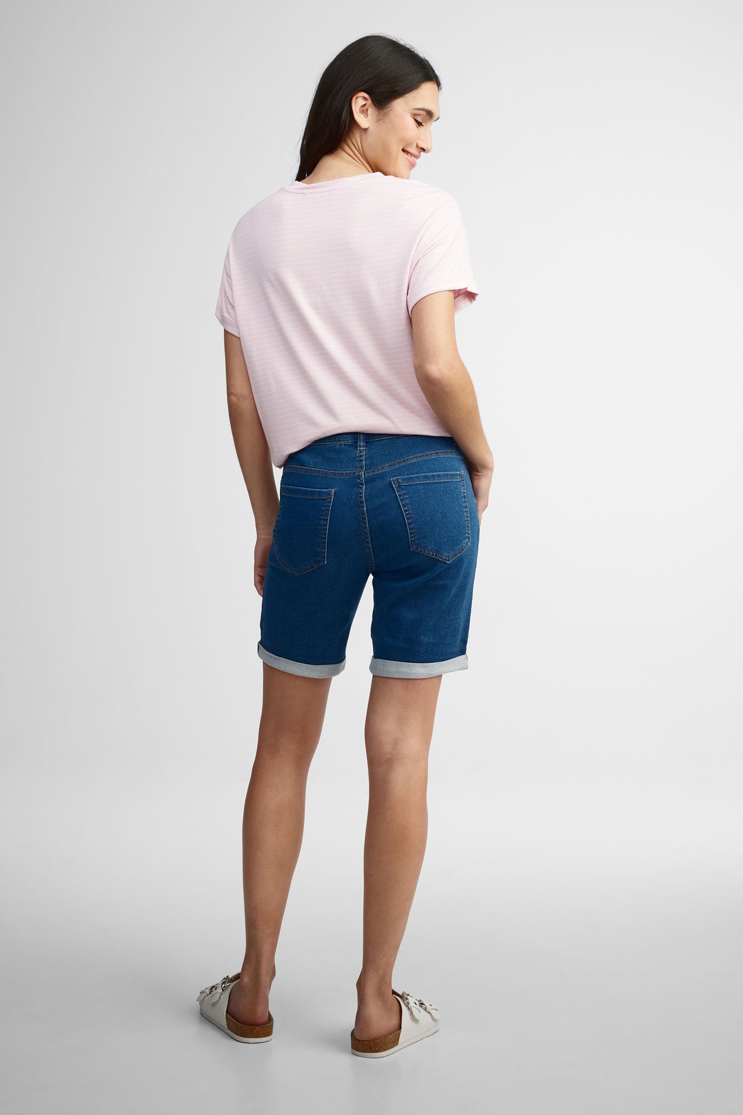 Short en jeans - Femme && DENIM MOYEN