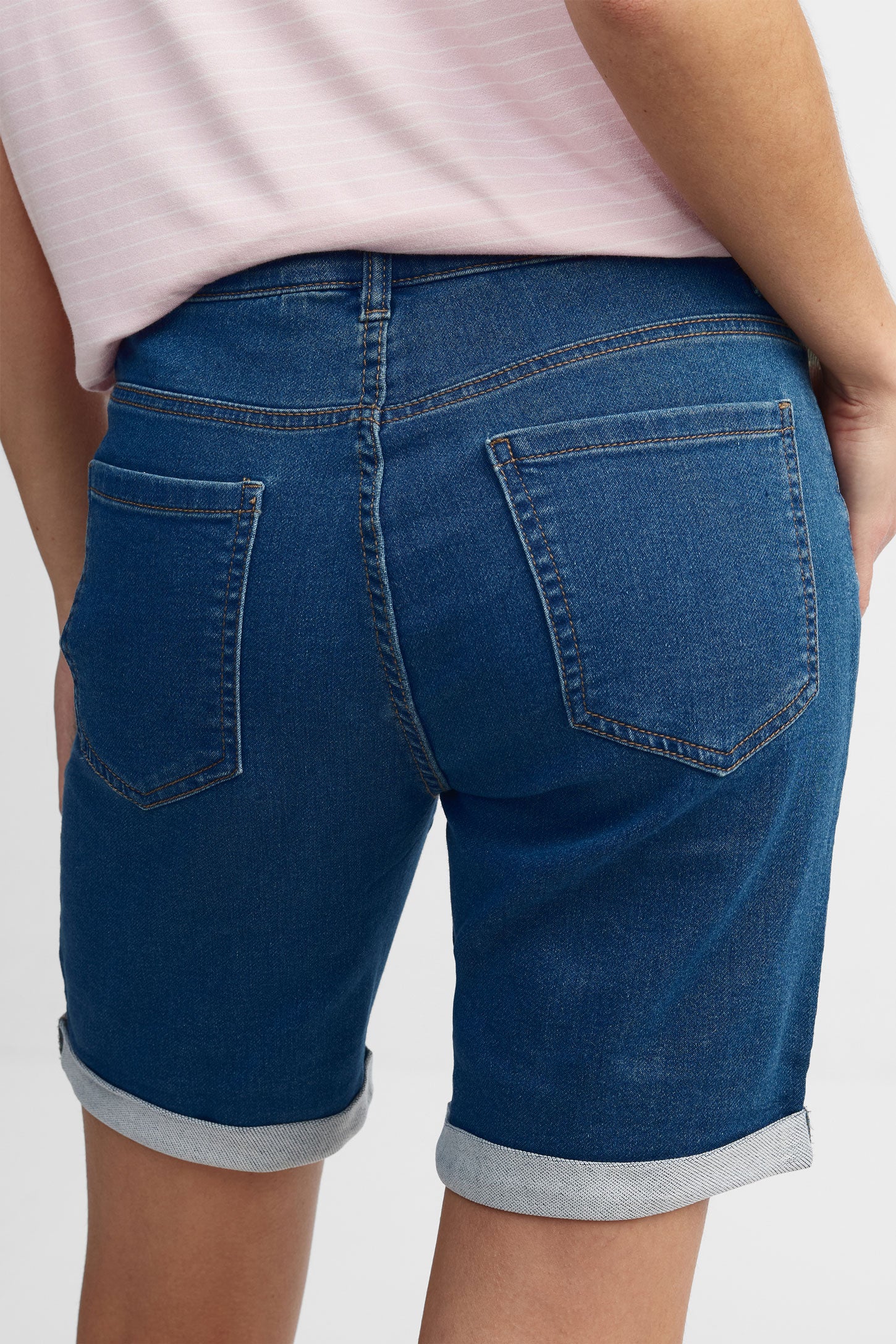 Short en jeans - Femme && DENIM MOYEN