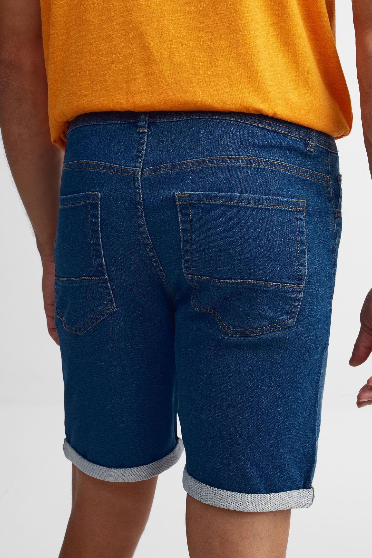 Bermudas en jeans - Homme && BLEU