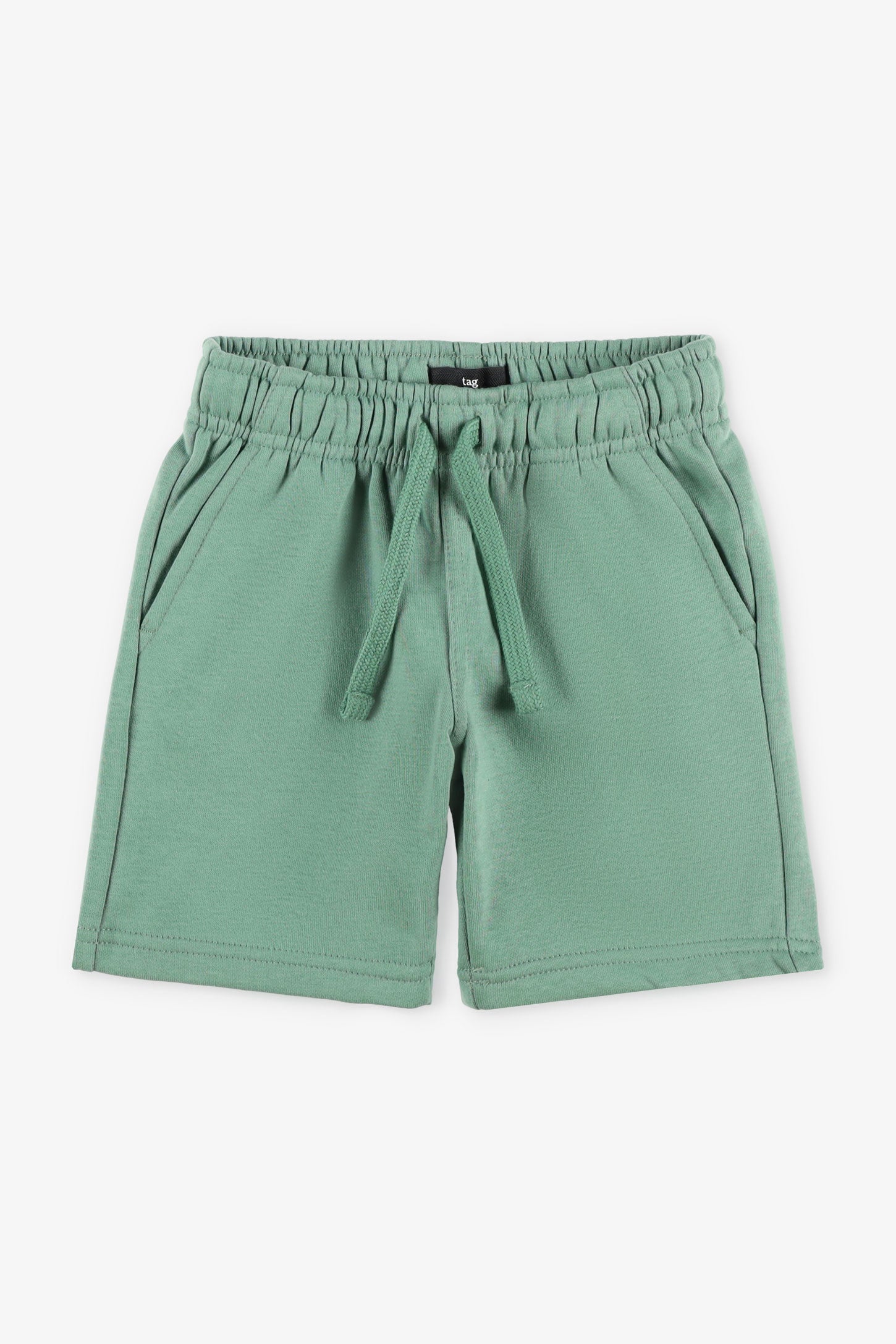 Short coton ouaté - Enfant garçon && VERT