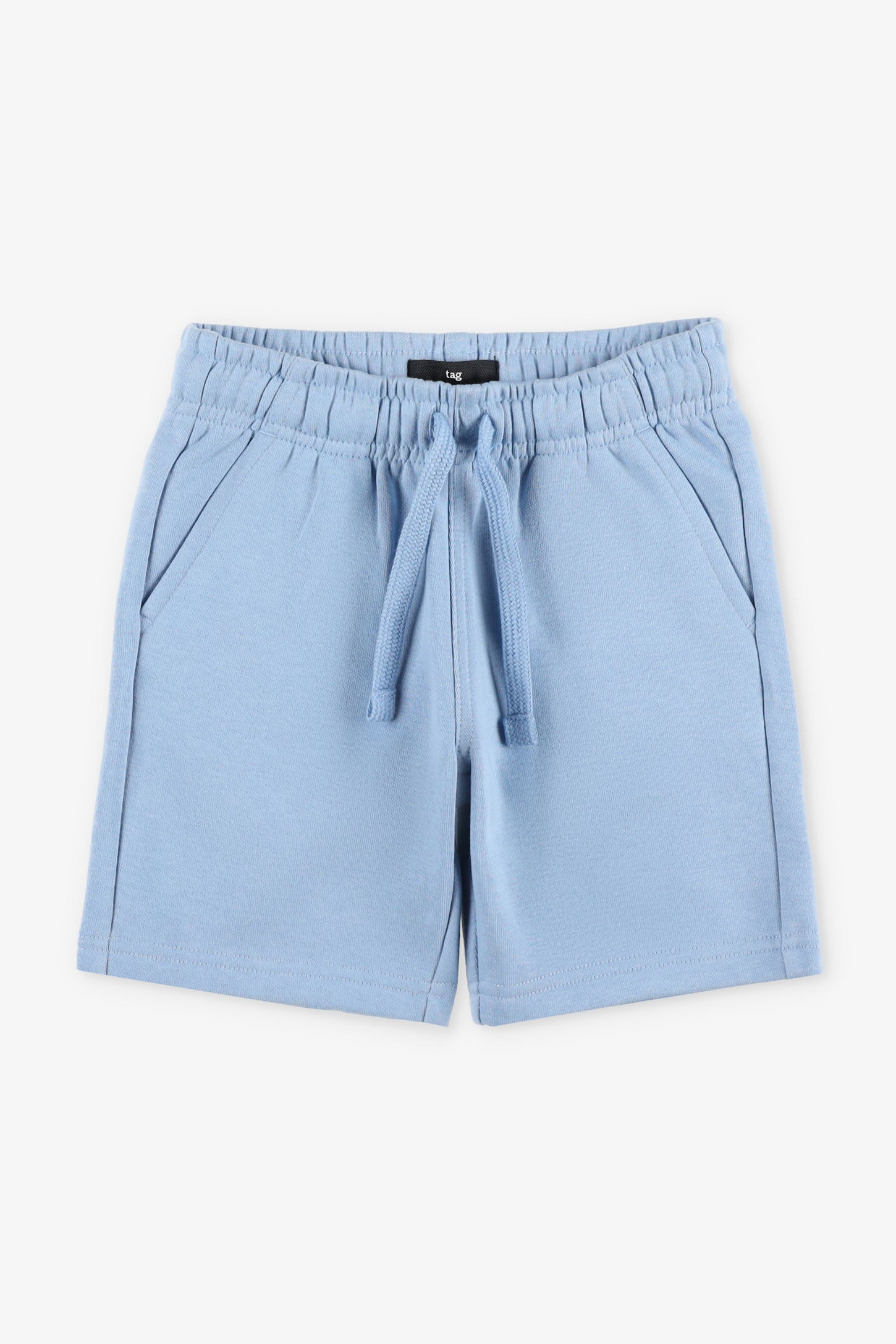 Short coton ouaté - Enfant garçon && BLEU