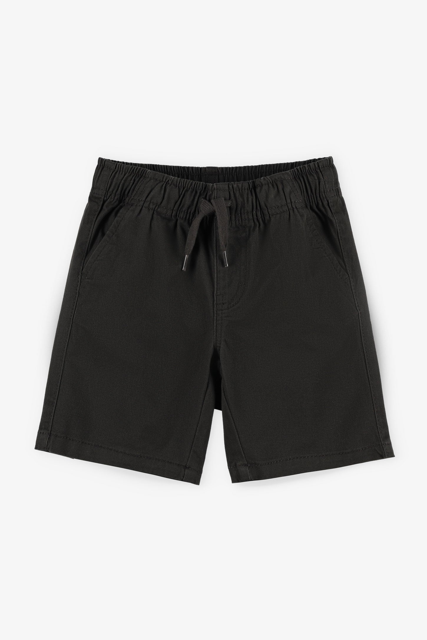 Short en twill - Enfant garçon && NOIR