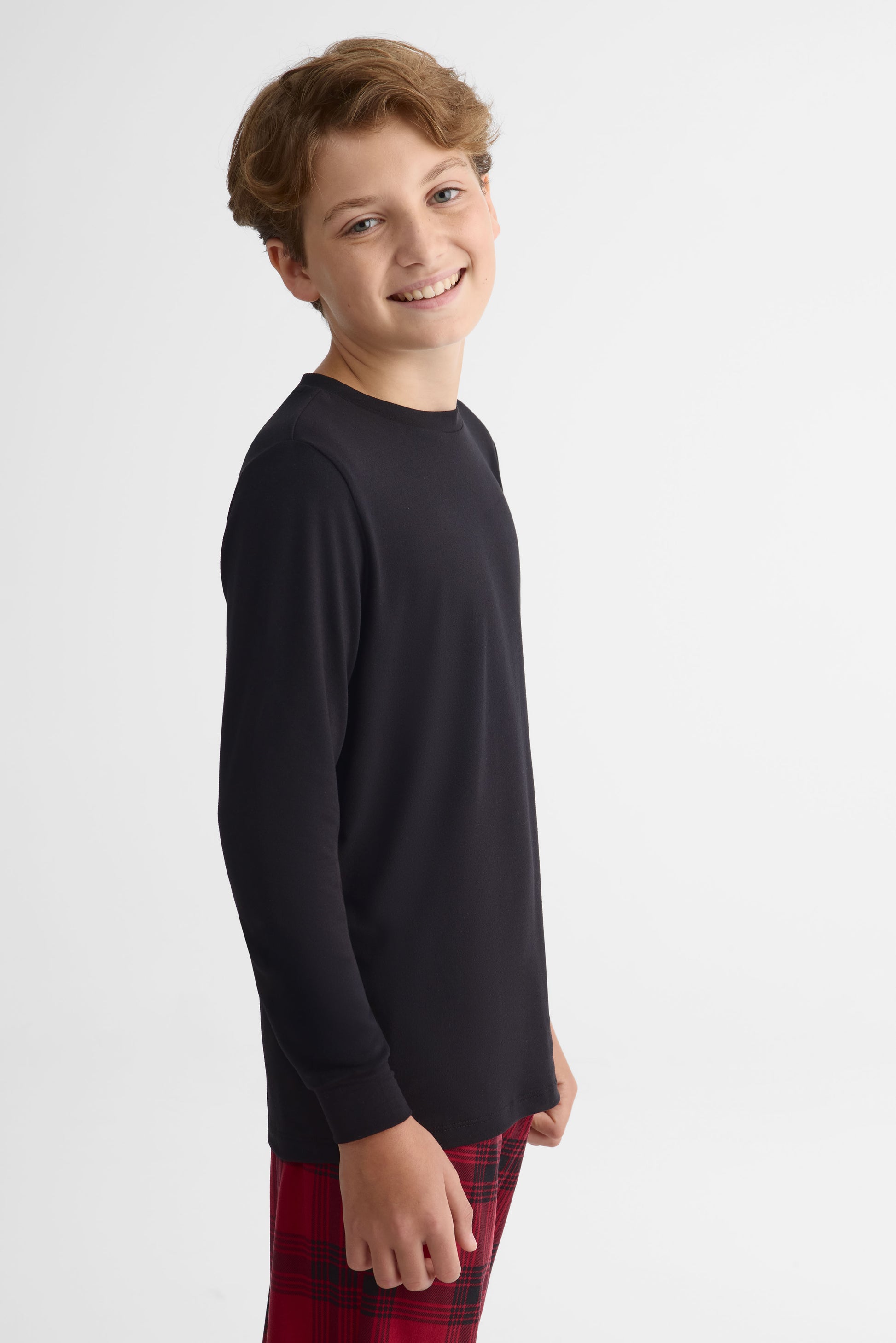 Pyjama 1 pièce col rond – Ado garçon && NOIR