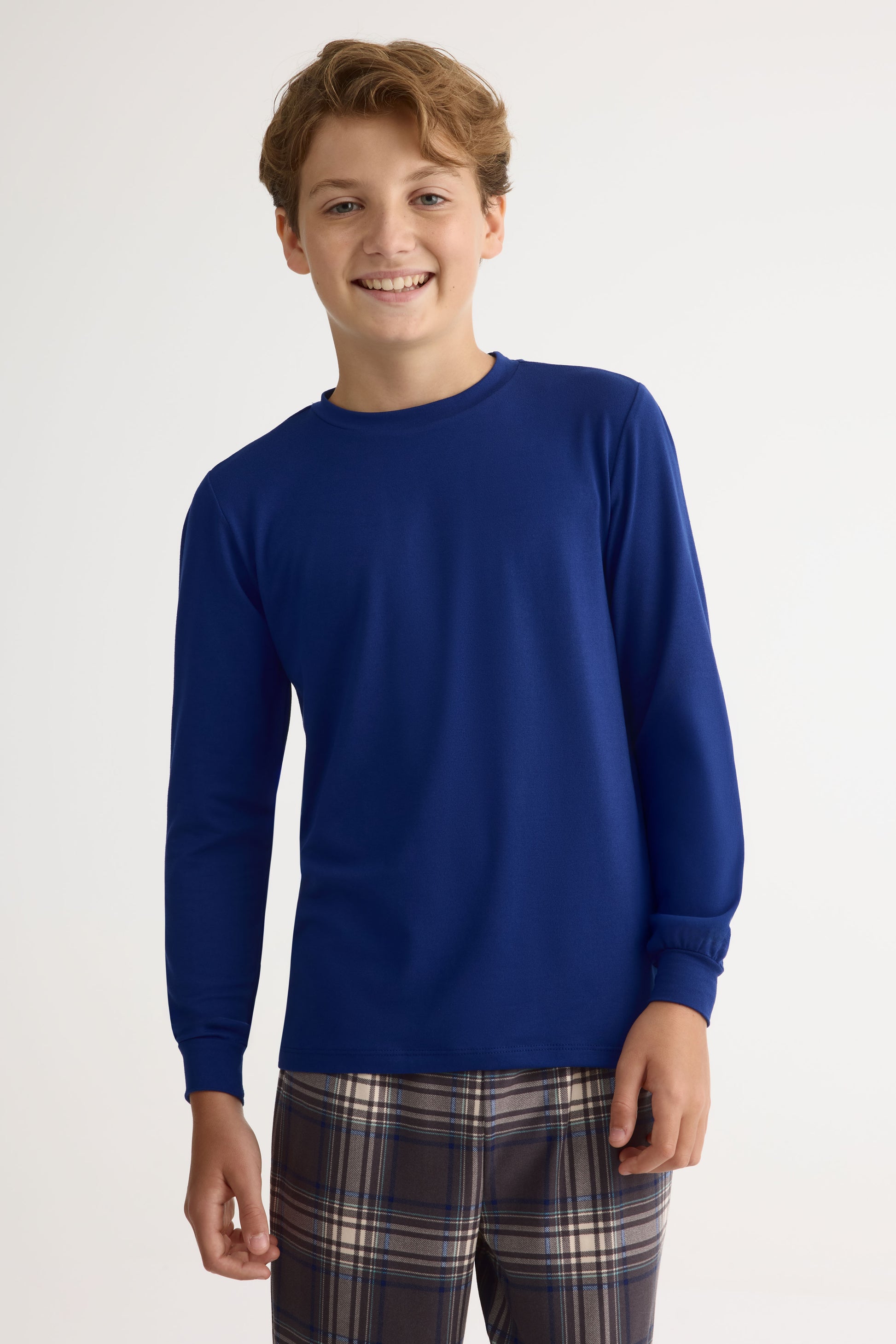 Pyjama 1 pièce col rond – Ado garçon && MARIN
