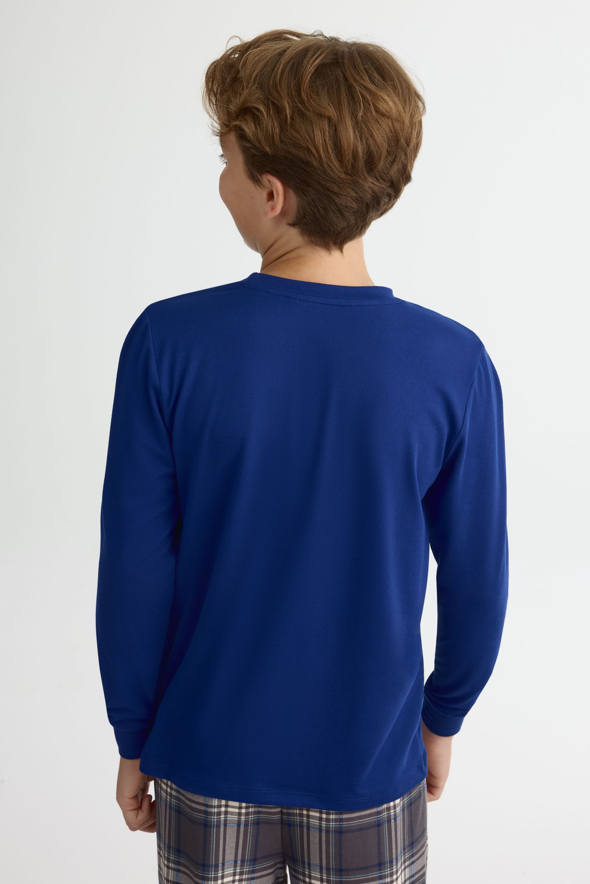 Pyjama 1 pièce col rond – Ado garçon && MARIN