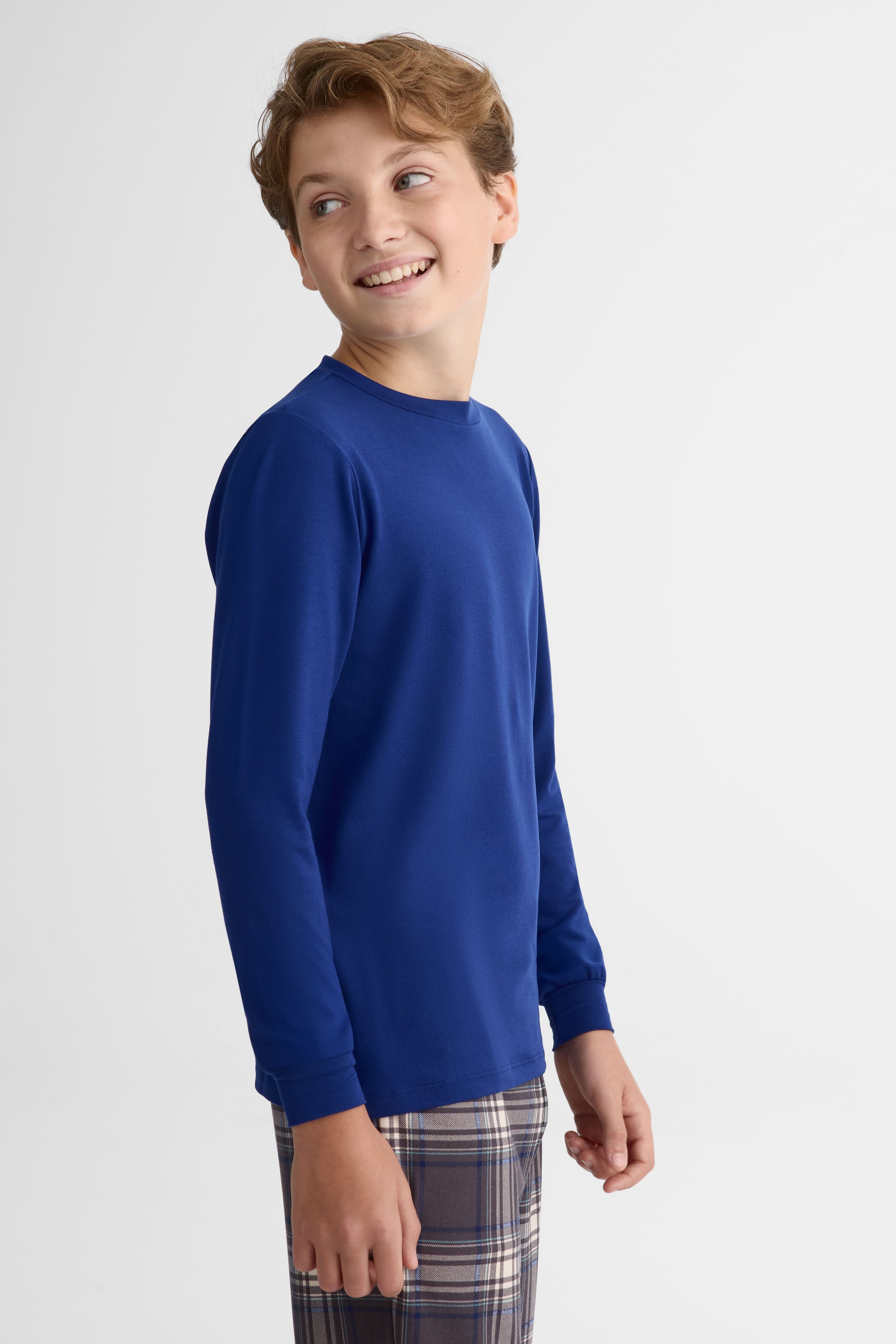Pyjama 1 pièce col rond – Ado garçon && MARIN