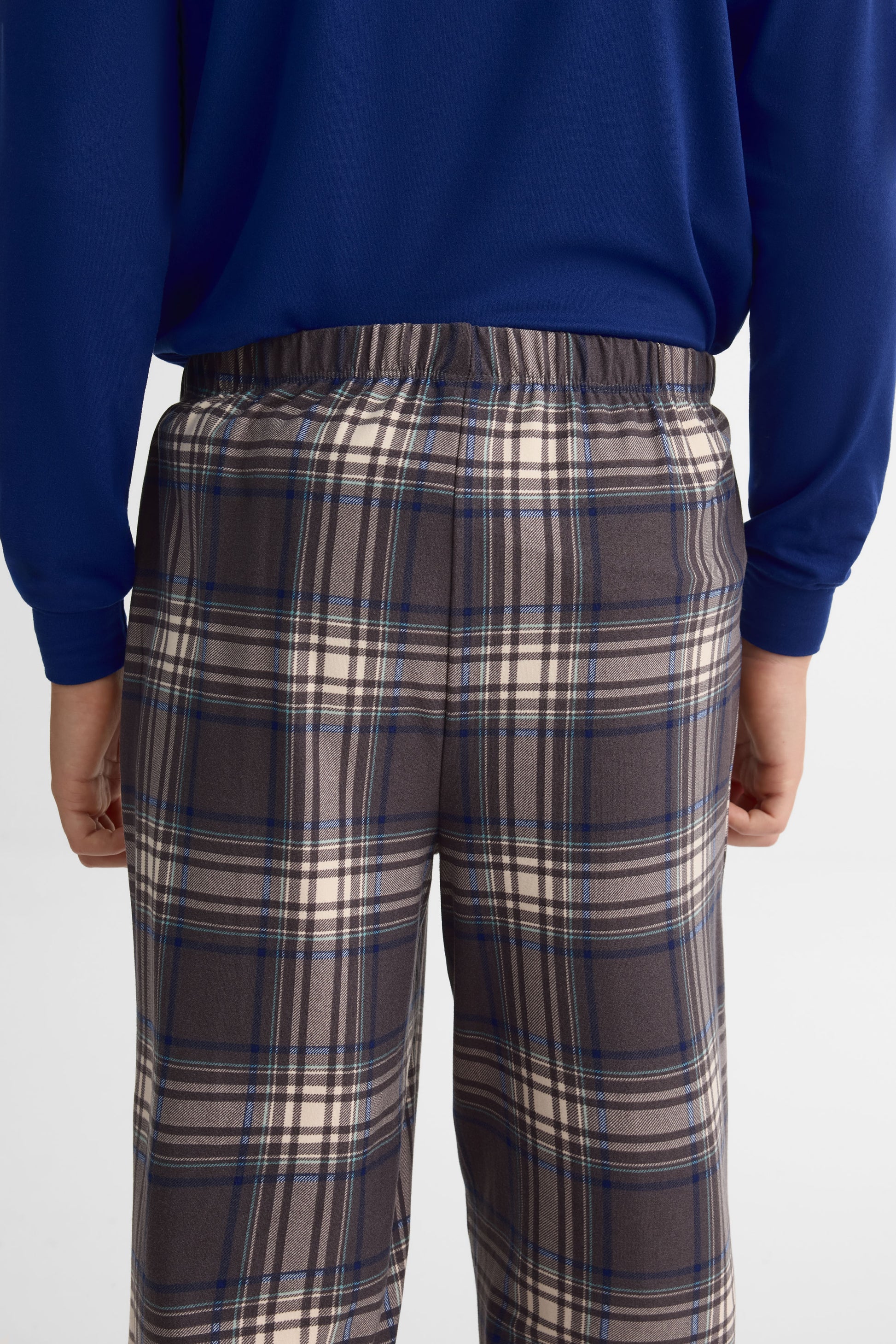 Pantalon pyjama élastique imprimé - Ado garçon && CHARBON/MULTI