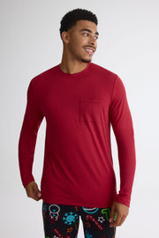 Chandail pyjama 2/40$ – Homme && ROUGE