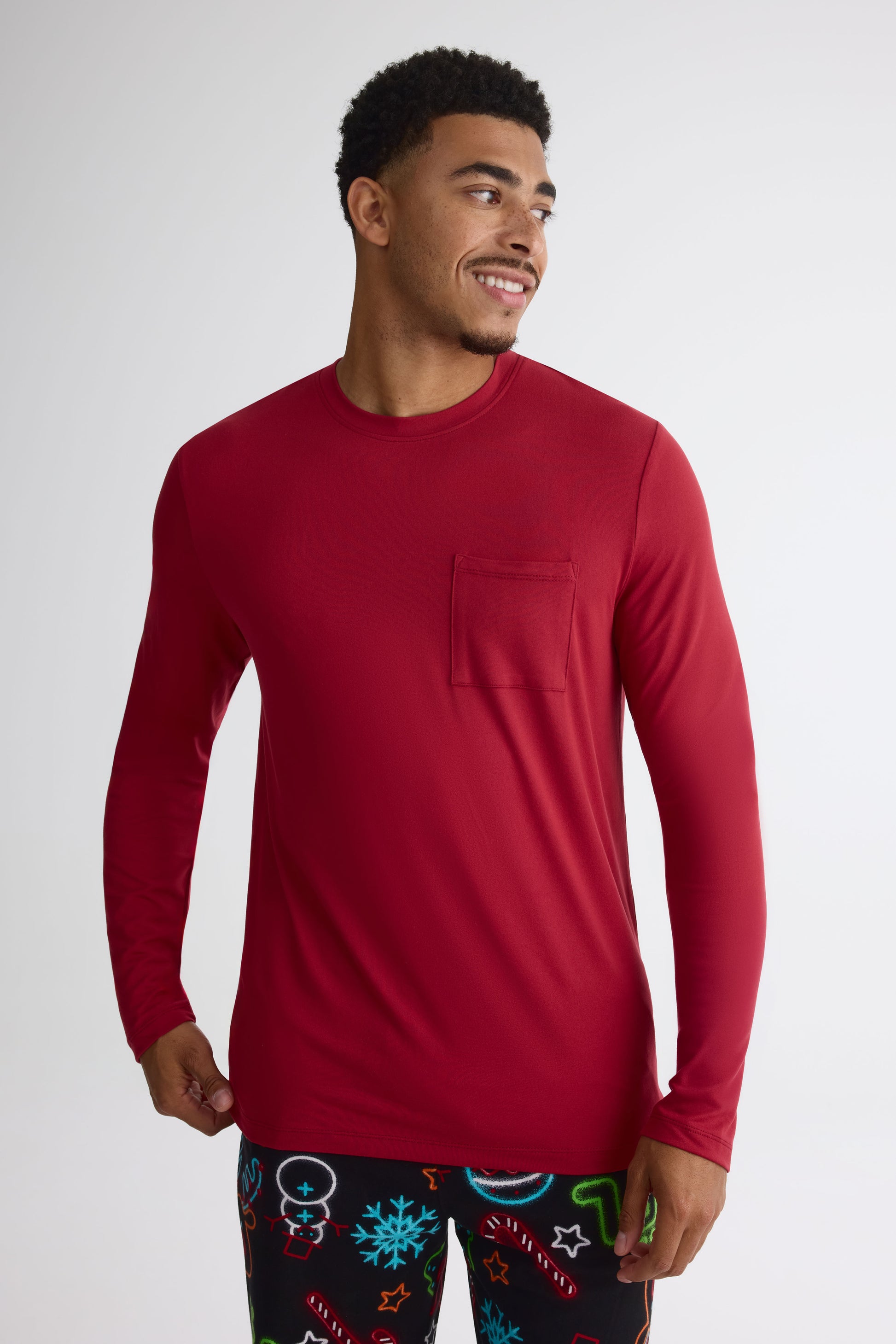 Chandail pyjama 2/40$ – Homme && ROUGE