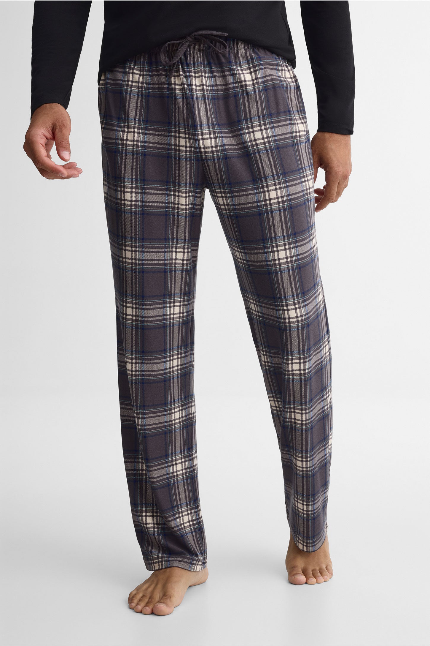 Pantalon pyjama imprimé 2/40$ – Homme && CHARBON/MULTI