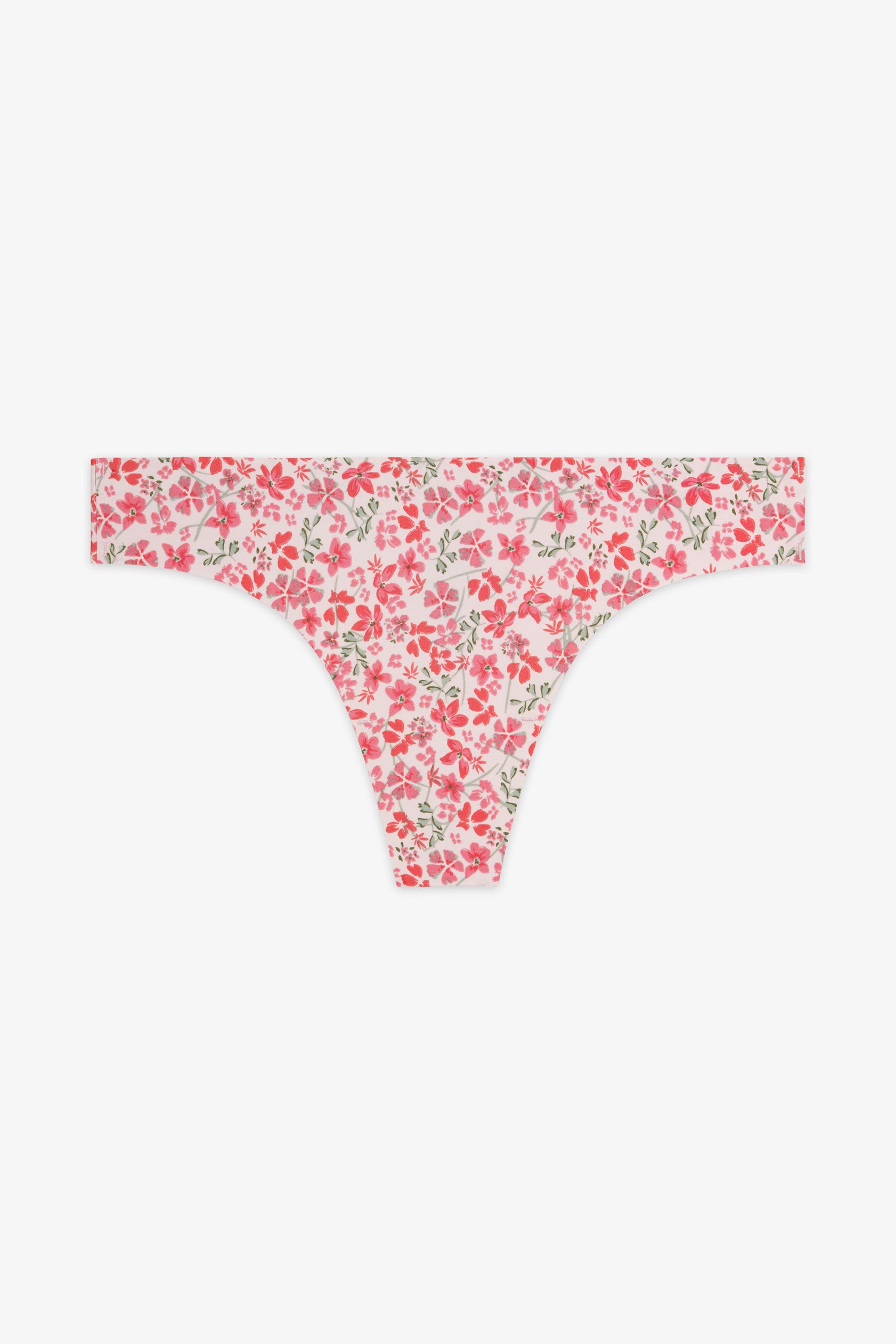 Thong imprimé - Femme && ROSE MULTI