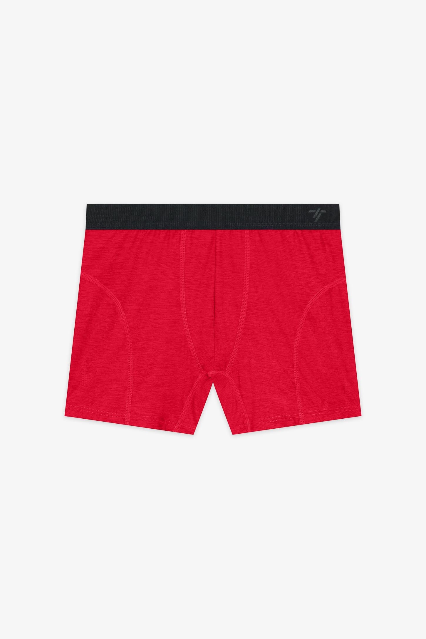 Caleçon en coton - Ado garçon && ROUGE