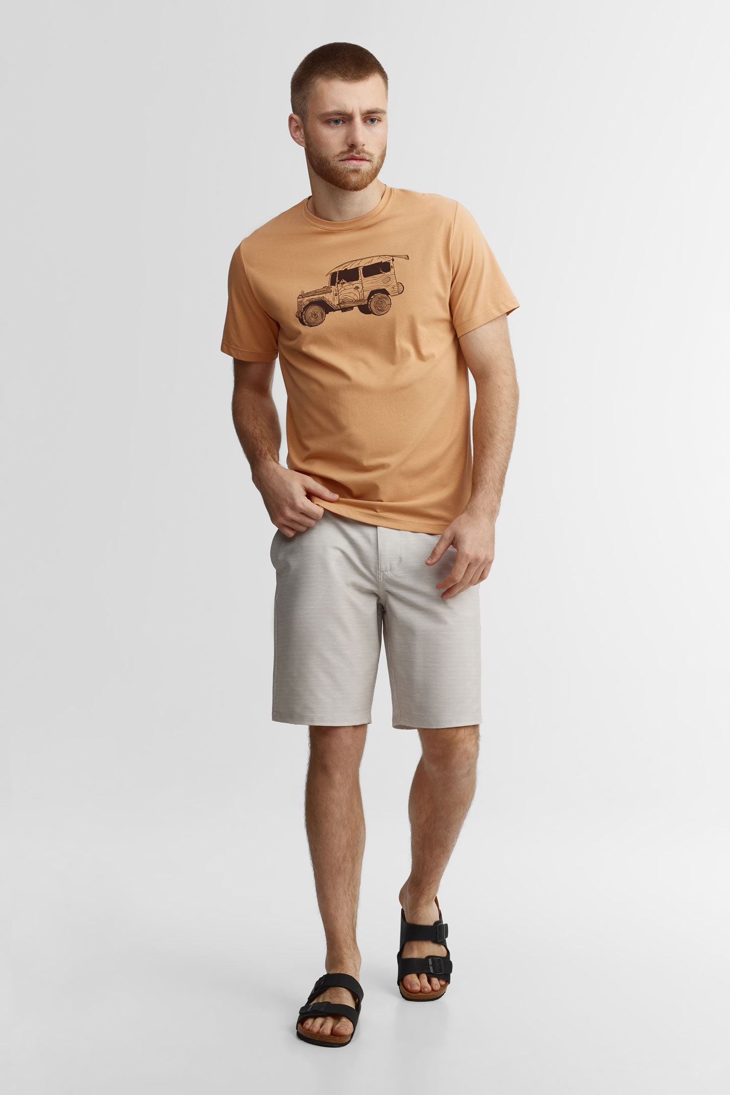 Short maillot de bain - Homme && BEIGE/MULTI