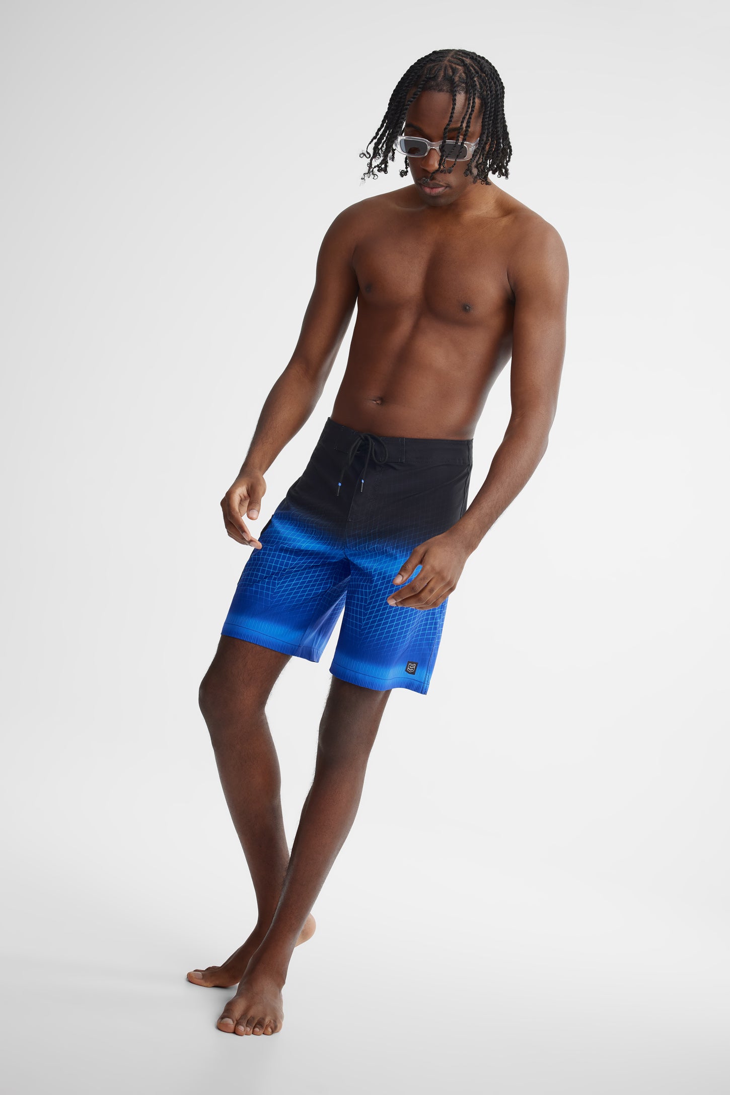 Short maillot de bain - Homme && BLEU PALE