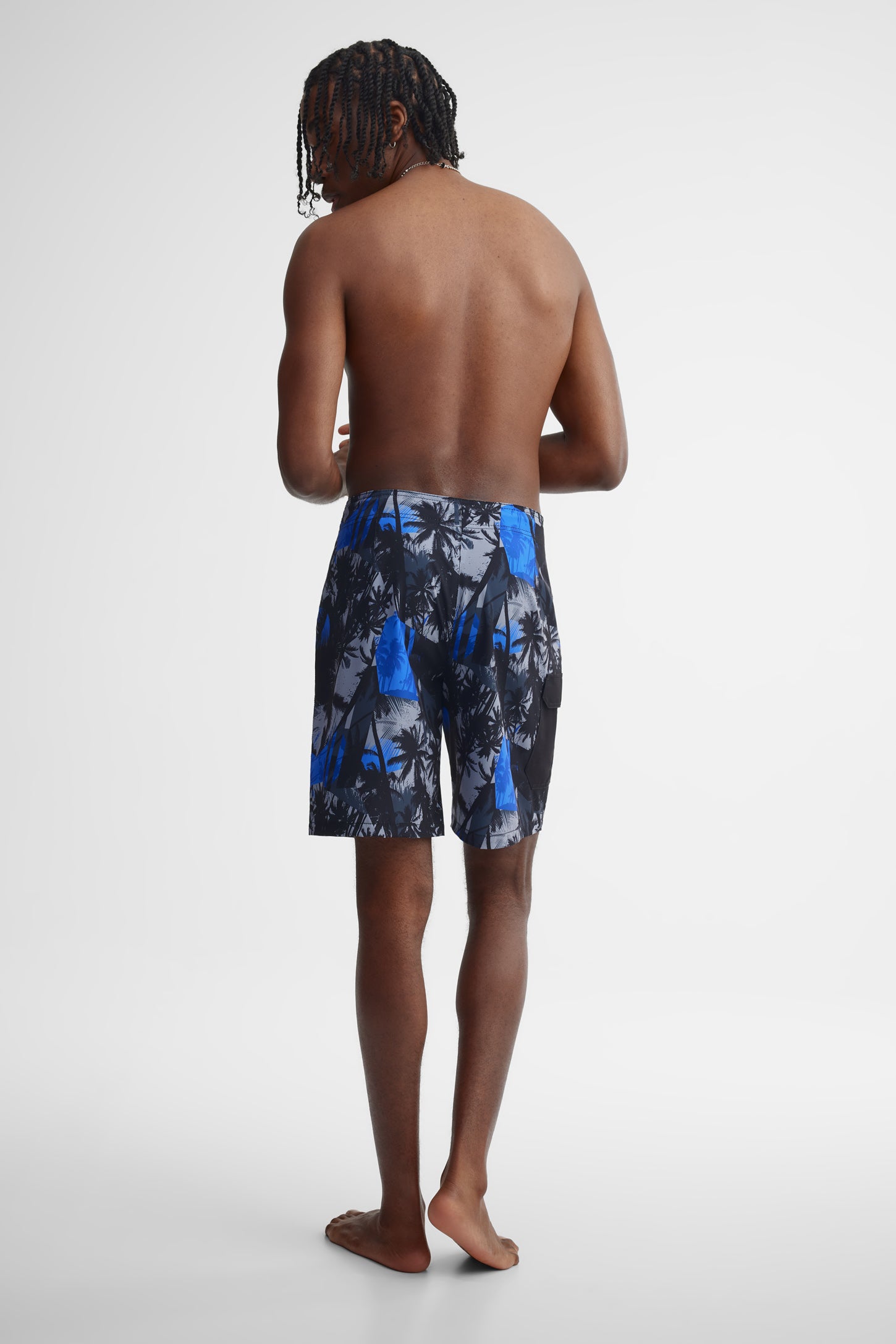 Short maillot de bain - Homme && BLEU MULTI