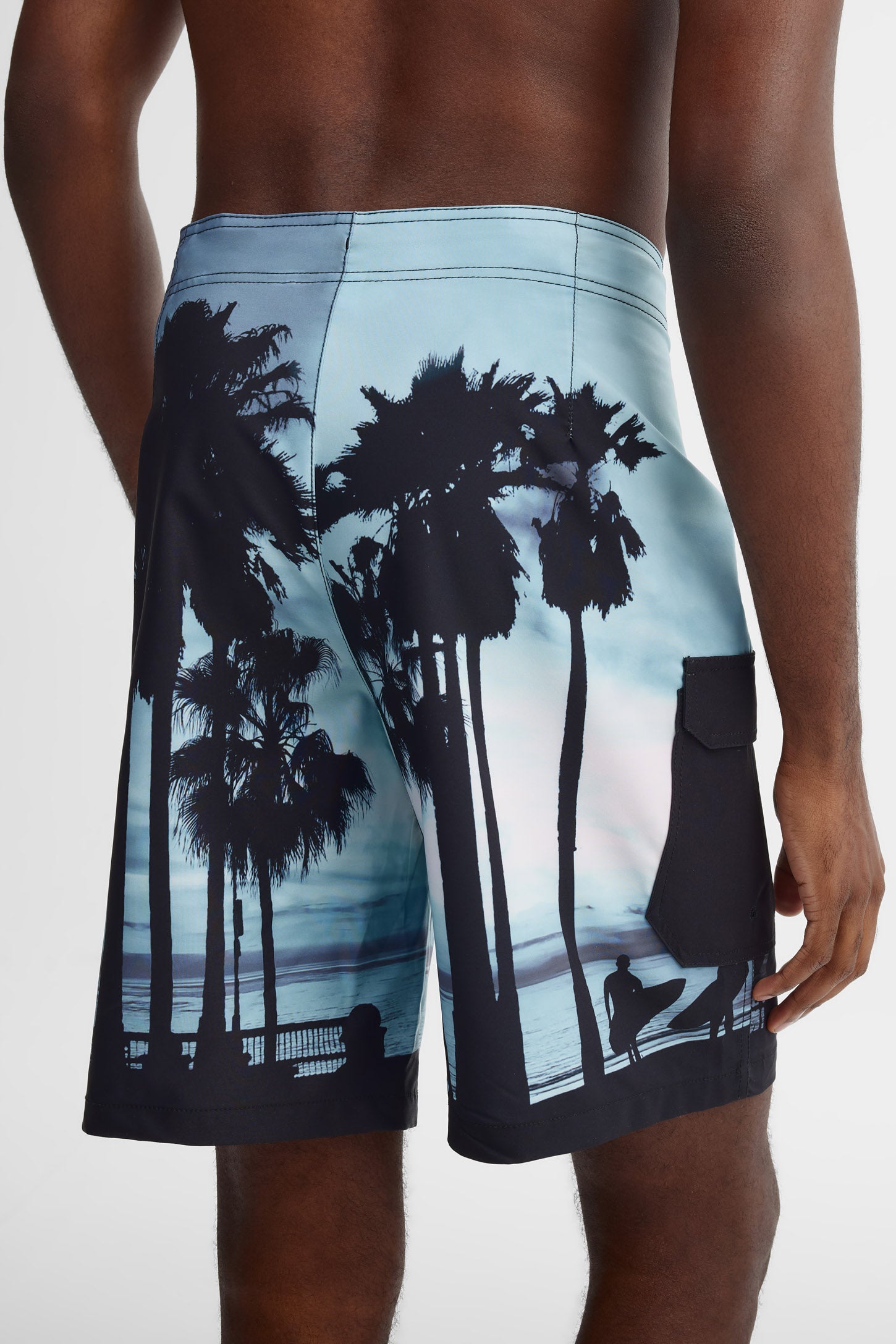Short maillot de bain - Homme && NOIR/MULTI