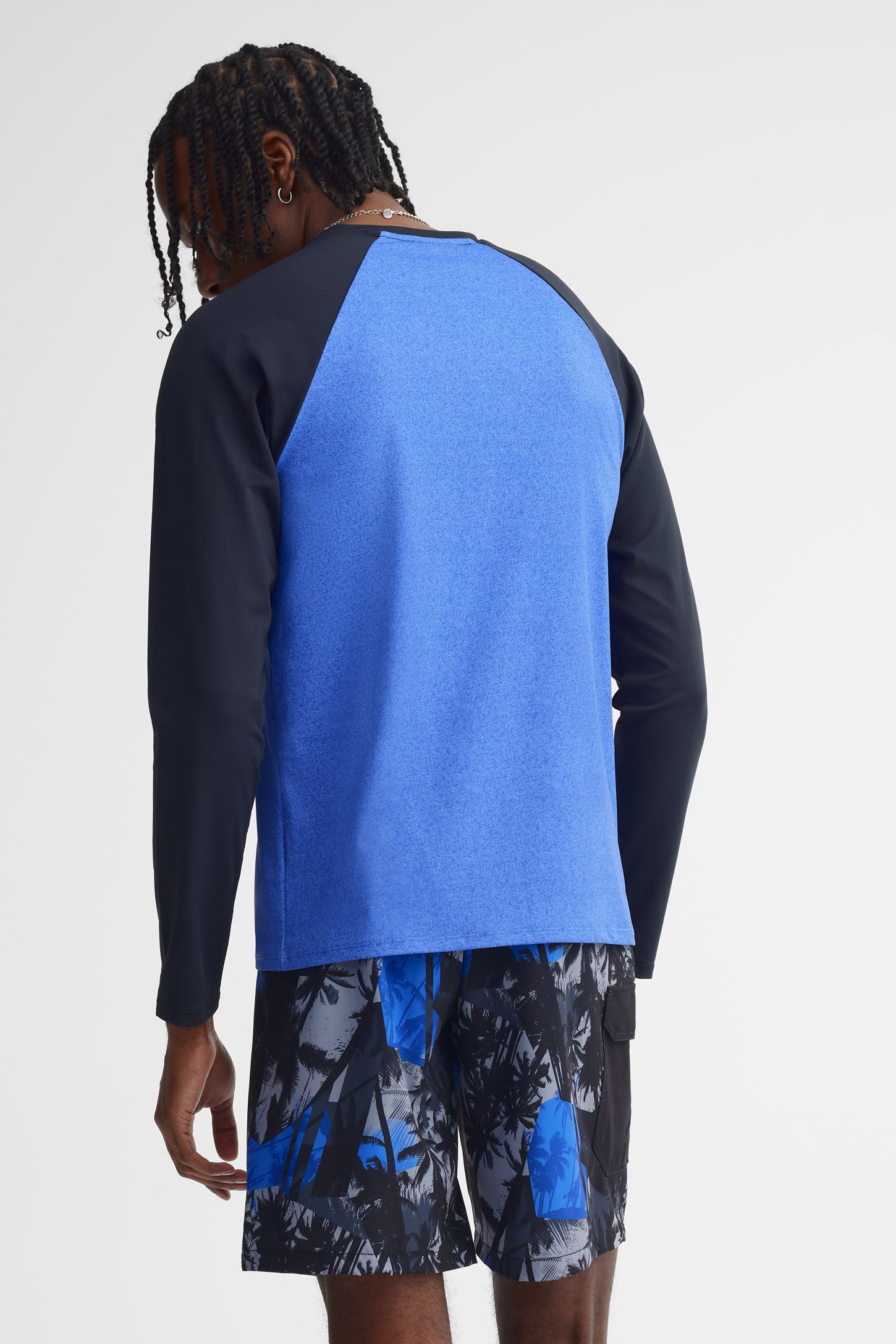 Maillot de bain ''Rashguard'' - Homme && BLEU MULTI